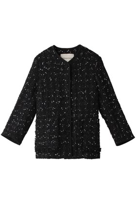 【デパリエ/DEPAREILLE】 ツイードチェックノーカラージャケット人気、トレンドファッション・服の通販 founy(ファニー) ファッション Fashion レディースファッション Fashion for Women アウター Coat / Outerwear Collection レディースジャケット・軽アウター Jackets ノーカラージャケット / シンプル上品コーデ Collarless Jackets オーガンジー Organza Fabric ジャケット Jacket, Outerwear チェック Check, Plaid, Tartan ツイード Twill, Twill Weave パイピング Piping, Trim Design リネン Linen, Linen Fabric エレガント 上品 Elegant 夏 Summer |ID:prp329100004887824