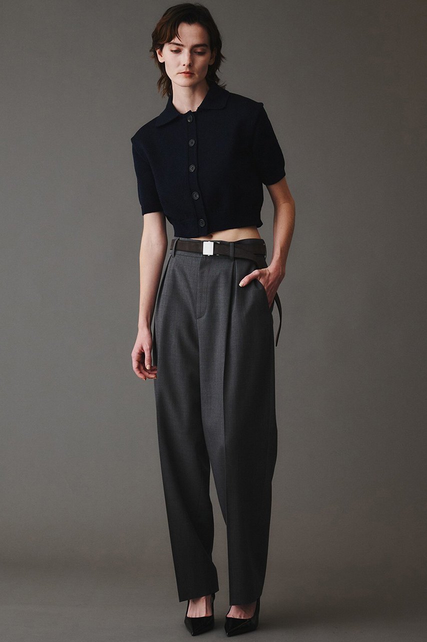 【オブリオ/AUBRIOT】のポロカラー クロップドカーディガン 人気、トレンドファッション・服の通販 founy(ファニー) 　ファッション　Fashion　レディースファッション　Fashion for Women　トップス・カットソー　Cut & Sew Tops　ニット　Knit Tops & Sweaters　カーディガン・羽織り　Layered Style Cardigans　カーディガン　Cardigan, Knitwear　クラシック　Classic, Timeless Style　コンパクト　Compact, Small Size　ヴィンテージ　Vintage Style　other-6|ID: prp329100004887832 ipo3291000000036499215