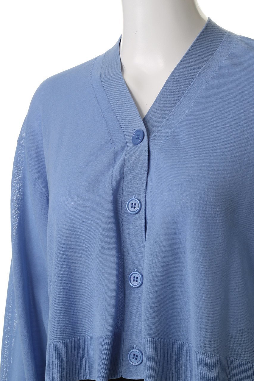 【カレンソロジー/Curensology】のシアーショートニットカーディガン 人気、トレンドファッション・服の通販 founy(ファニー) 　ファッション　Fashion　レディースファッション　Fashion for Women　トップス・カットソー　Cut & Sew Tops　ニット　Knit Tops & Sweaters　カーディガン・羽織り　Layered Style Cardigans　カーディガン　Cardigan, Knitwear　シアー　Sheer, See-Through　シンプル　Simple, Minimal　スリーブ　Sleeve, Long Sleeve / Short Sleeve　フェミニン　Feminine, Girly　エレガント 上品　Elegant　夏　Summer　春　Spring　S/S・春夏　SS, Spring/Summer, Warm Season　other-5|ID: prp329100004887835 ipo3291000000036499264