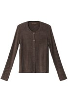 【ベアフット ドリームズ/BAREFOOT DREAMS】のコージーシックウルトラライト リブボタンカーディガン 人気、トレンドファッション・服の通販 founy(ファニー) ファッション Fashion レディースファッション Fashion for Women トップス・カットソー Cut & Sew Tops ニット Knit Tops & Sweaters カーディガン・羽織り Layered Style Cardigans カーディガン Cardigan, Knitwear スタイリッシュ Stylish, Fashionable 軽量 Lightweight, Ultra Light thumbnail ブラウン|ID: prp329100004887837 ipo3291000000036499287