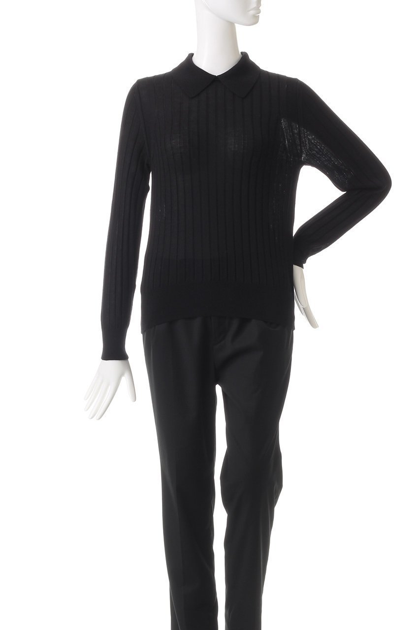 【スローン/SLOANE】の18Gワイドリブ ウール×シルク スキッパープルオーバー 人気、トレンドファッション・服の通販 founy(ファニー) 　ファッション　Fashion　レディースファッション　Fashion for Women　トップス・カットソー　Cut & Sew Tops　ニット　Knit Tops & Sweaters　カジュアルプルオーバー・ニットトップス　Pullovers & Knit Tops / Casual Pullovers　シルク　Silk, 100% Silk　スキッパー　Skipper, Open Collar　ワイドリブ　Wide Rib, Wide Ribbed Knit　other-2|ID: prp329100004887846 ipo3291000000036499605