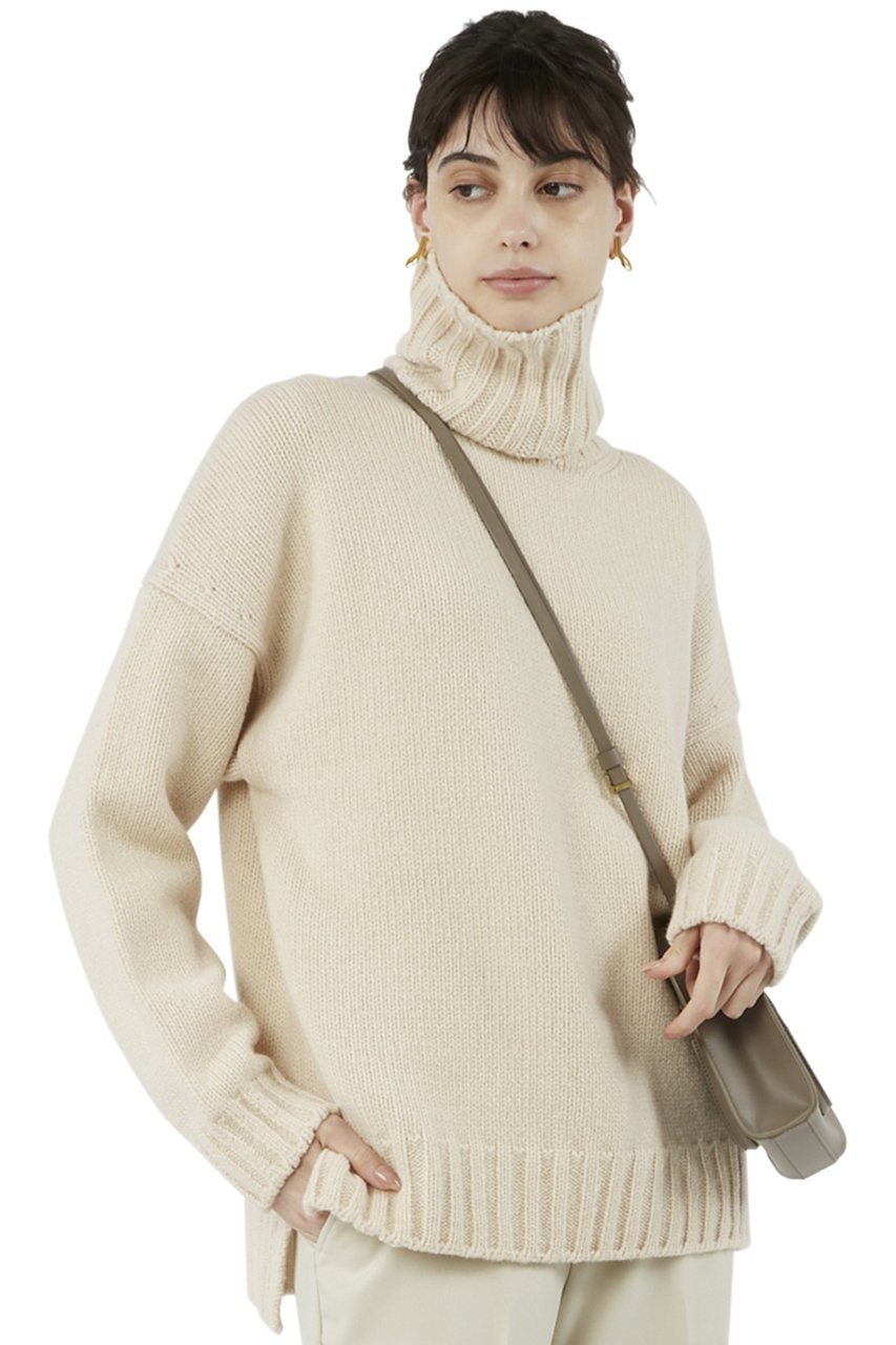 【スローン/SLOANE】の3Gジーロンラム×カシミヤドロップショルダー 大人の最旬トレンドファッション＆コーディネート founy(ファウニー) 　ファッション　Fashion　レディースファッション　Fashion for Women　トップス・カットソー　Cut & Sew Tops　ニット　Knit Tops & Sweaters　カジュアルプルオーバー・ニットトップス　Pullovers & Knit Tops / Casual Pullovers　リラックス　Relax, Relaxed Fit　冬　Winter / This Winter　other-7|ID: prp329100004887859 ipo3291000000036499830