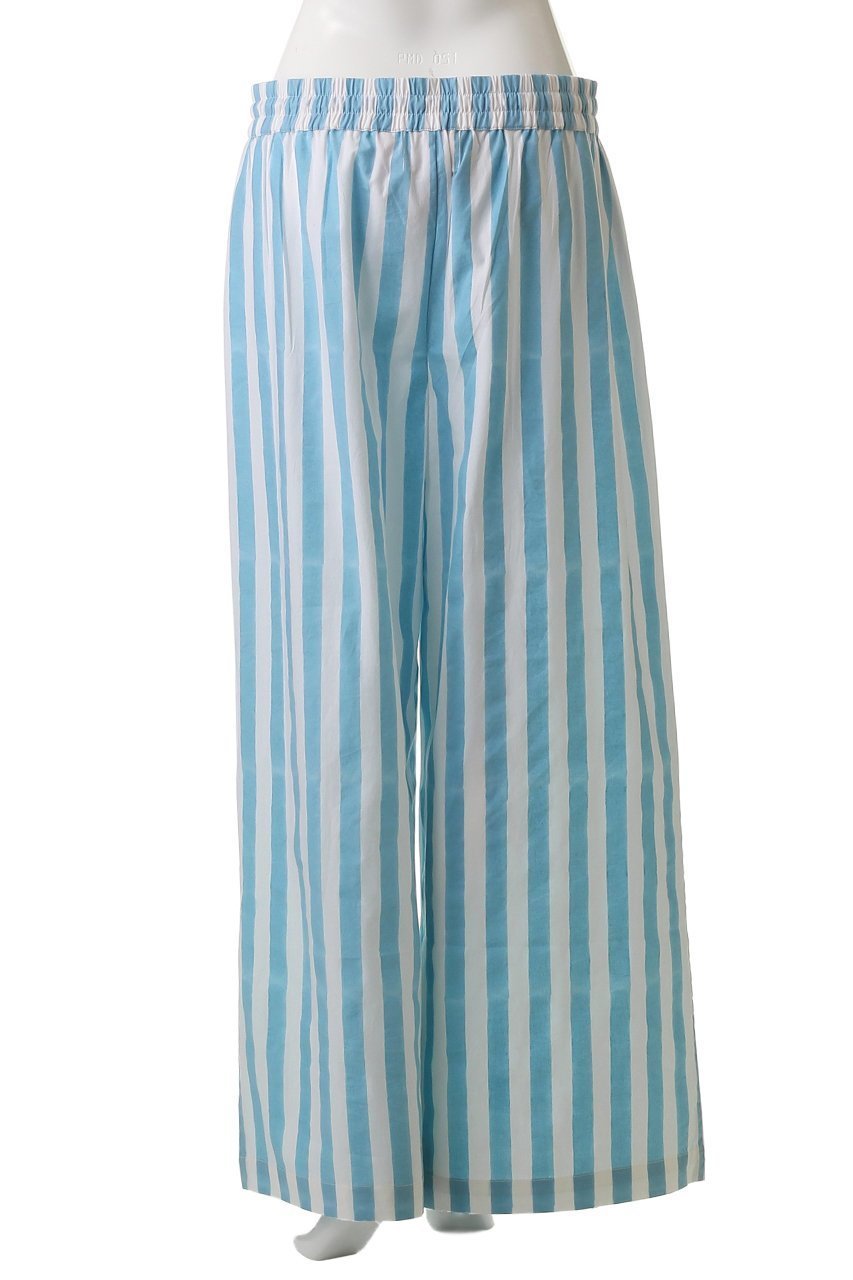 【エスゼット ブロックプリント/SZ Blockprints】のDRAWSTRING PANTS THICK STRIPE ドロストワイドパンツ 人気、トレンドファッション・服の通販 founy(ファニー) 　ファッション　Fashion　レディースファッション　Fashion for Women　パンツ　Pants & Trousers　ストライプ　Stripe, Striped Pattern　フェミニン　Feminine, Girly　リラックス　Relax, Relaxed Fit　ワイド　Wide, Wide Fit　夏　Summer　other-4|ID: prp329100004887868 ipo3291000000036500195