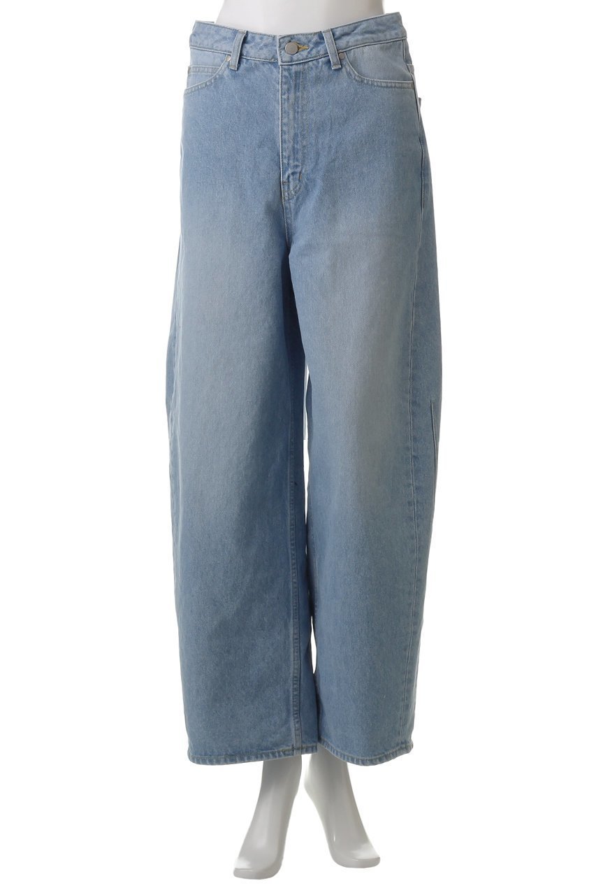 【ミディウミソリッド/MIDIUMISOLID】のbarrel leg wide denim.M デニム 人気、トレンドファッション・服の通販 founy(ファニー) 　ファッション　Fashion　レディースファッション　Fashion for Women　パンツ　Pants & Trousers　デニムパンツ・ジーンズ・美脚デニム　Denim Jeans & Pants　デニム　Denim, Jeans Material　定番　Standard, Basic Item　other-2|ID: prp329100004887873 ipo3291000000036500247