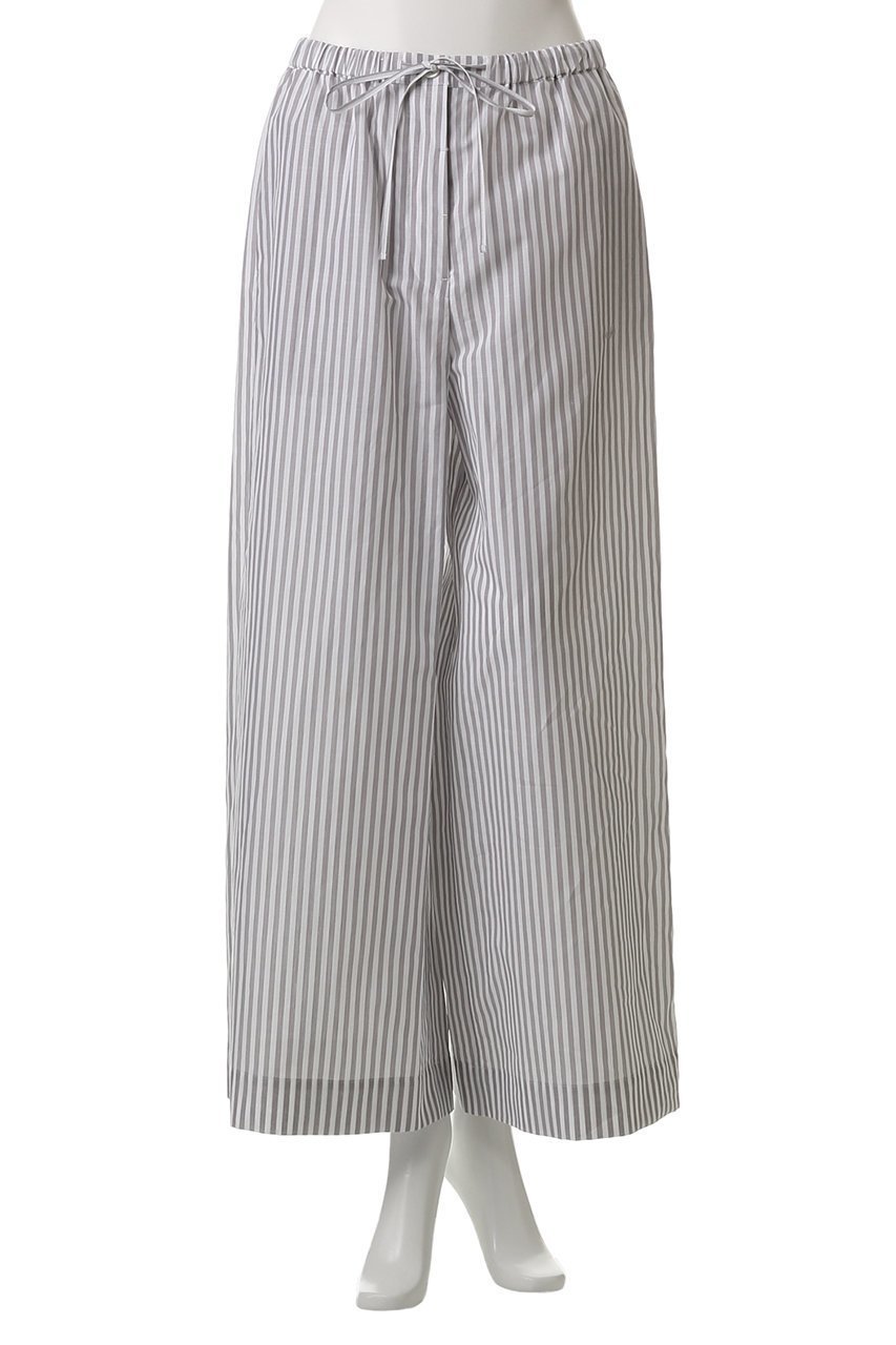 【エブール/ebure】の【Living】コットンリネンストライプ 七分袖シャツ イージーパンツ 人気、トレンドファッション・服の通販 founy(ファニー) 　ファッション　Fashion　レディースファッション　Fashion for Women　パンツ　Pants & Trousers　おすすめ　Recommended / Our Picks　ストライプ　Stripe, Striped Pattern　セットアップ　Set-Up, Coordinated Outfit　フレンチ　French, French Style　フロント　Front, Front Design　リネン　Linen, Linen Fabric　エレガント 上品　Elegant　定番　Standard, Basic Item　other-2|ID: prp329100004887881 ipo3291000000036500410