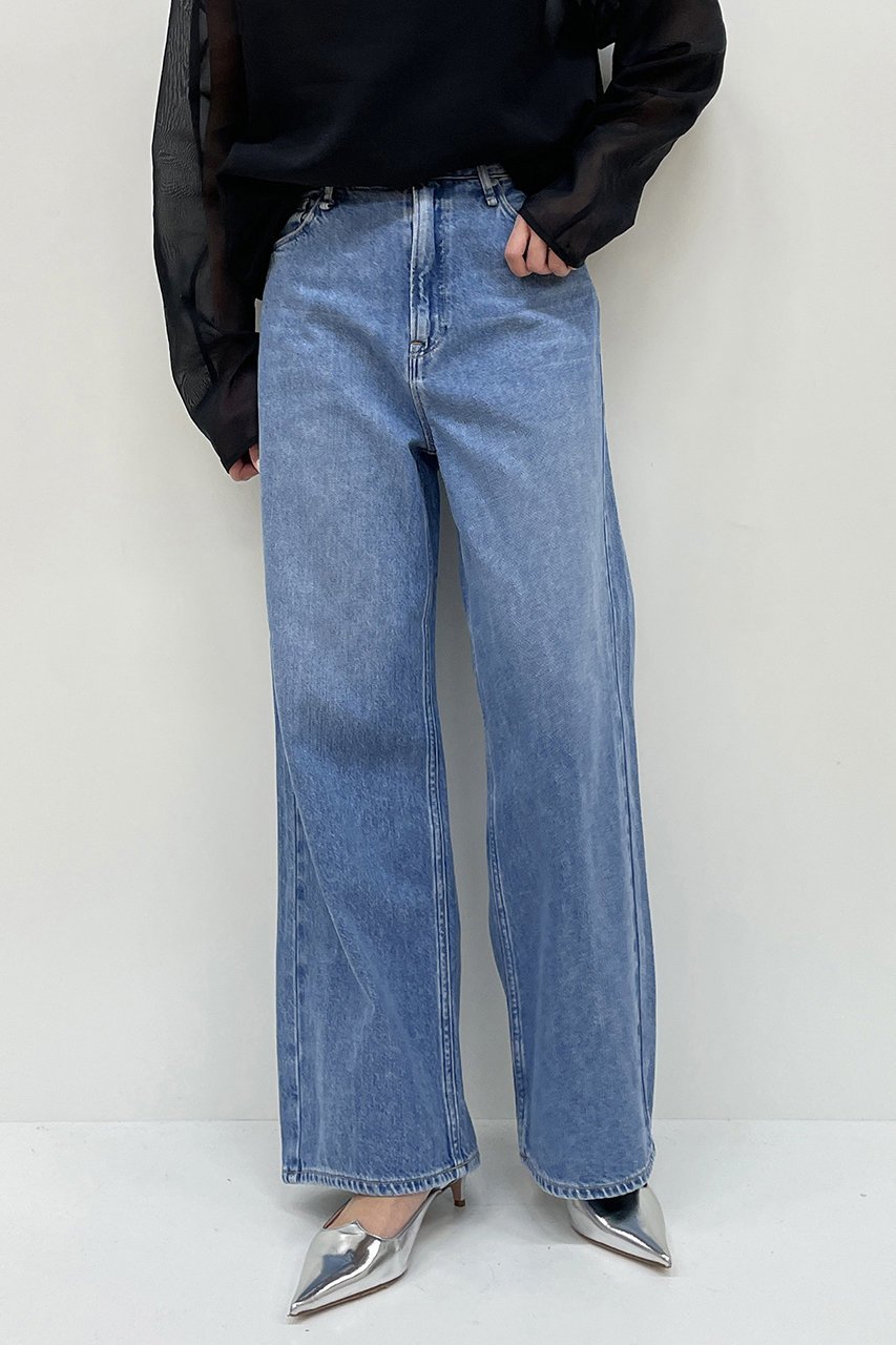 【プルミエ アロンディスモン/1er Arrondissement】の【upper hights】THE LARA デニムパンツ 人気、トレンドファッション・服の通販 founy(ファニー) 　ファッション　Fashion　レディースファッション　Fashion for Women　パンツ　Pants & Trousers　デニムパンツ・ジーンズ・美脚デニム　Denim Jeans & Pants　デニム　Denim, Jeans Material　ドローコード　Drawcord, Drawstring Cord　ワイド　Wide, Wide Fit　other-6|ID: prp329100004887900 ipo3291000000036500716