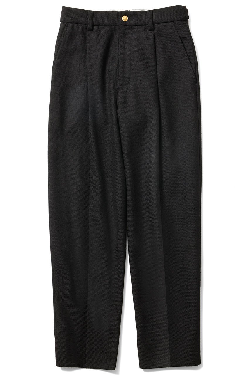 【アロー/aLORS】のPantalon fusele en tweed MOON “Bonnie“ ツイードテーパードパンツ インテリア・キッズ・メンズ・レディースファッション・服の通販 founy(ファウニー) 　ファッション　Fashion　レディースファッション　Fashion for Women　パンツ　Pants & Trousers　コレクション　Collection, Seasonal Line　今季　This Season, Current Season　セットアップ　Set-Up, Coordinated Outfit　センター　Center, Center Line　ツイード　Twill, Twill Weave　フロント　Front, Front Design　ポケット　Pocket, Pocket Detail　おすすめ　Recommended / Our Picks　ブラック|ID: prp329100004887930 ipo3291000000036907581