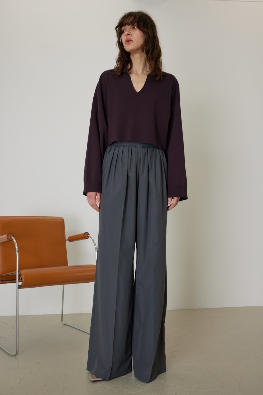 【リムアーク/RIM.ARK】のMany gather PT/パンツ 大人の最旬トレンドファッション＆コーディネート founy(ファウニー) 　ファッション　Fashion　レディースファッション　Fashion for Women　パンツ　Pants & Trousers　ギャザー　Gathered, Ruffled　タフタ　Taffeta, Structured Fabric　リラックス　Relax, Relaxed Fit　ワイド　Wide, Wide Fit　夏　Summer　other-8|ID: prp329100004887933 ipo3291000000036907712