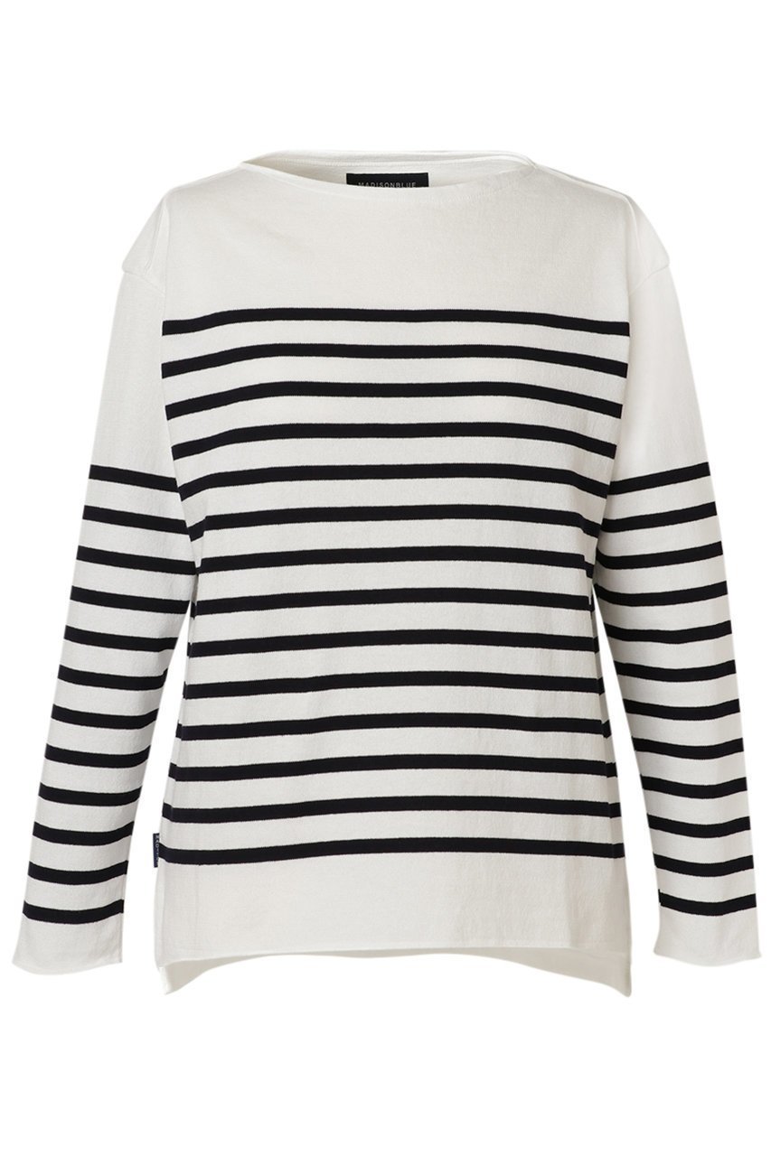 【マディソンブルー/MADISONBLUE / MEN】の【MEN】BORDER BOAT NECK PO MNS ボーダー ボートネック プルオーバー インテリア・キッズ・メンズ・レディースファッション・服の通販 founy(ファニー) 　ファッション　Fashion　メンズファッション　Fashion for Men　トップス・カットソー　Cut & Sew Tops　メンズシャツ　Shirts　スリーブ　Sleeve, Long Sleeve / Short Sleeve　バスク　Basque, Basque Style　ボーダー　Border, Stripe　ロング　Long, Long-Length　エレガント 上品　Elegant　SBNAVY|ID: prp329100004887962 ipo3291000000036501347