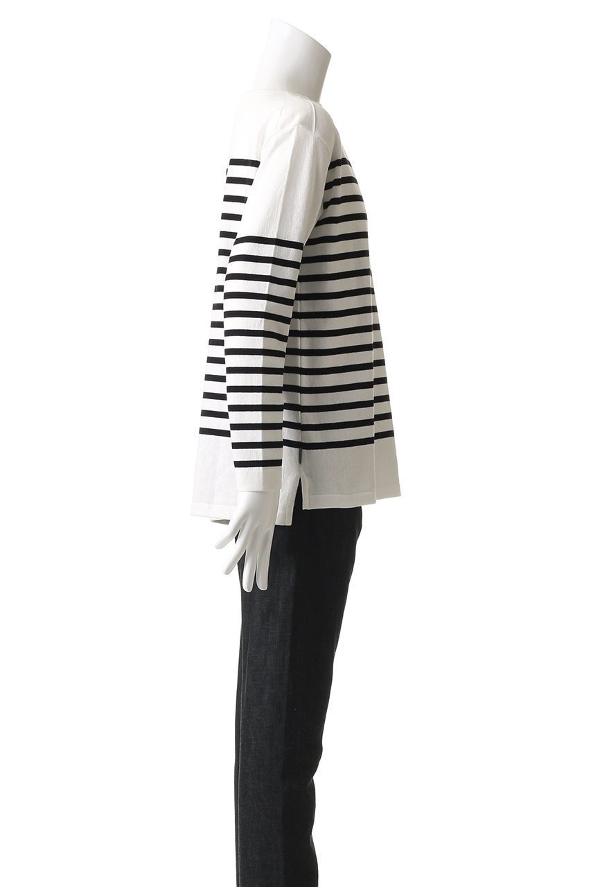 【マディソンブルー/MADISONBLUE / MEN】の【MEN】BORDER BOAT NECK PO MNS ボーダー ボートネック プルオーバー 人気、トレンドファッション・服の通販 founy(ファニー) 　ファッション　Fashion　メンズファッション　Fashion for Men　トップス・カットソー　Cut & Sew Tops　メンズシャツ　Shirts　スリーブ　Sleeve, Long Sleeve / Short Sleeve　バスク　Basque, Basque Style　ボーダー　Border, Stripe　ロング　Long, Long-Length　エレガント 上品　Elegant　other-3|ID: prp329100004887962 ipo3291000000036501349