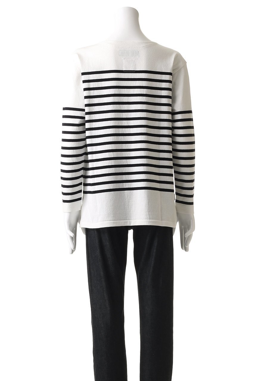 【マディソンブルー/MADISONBLUE / MEN】の【MEN】BORDER BOAT NECK PO MNS ボーダー ボートネック プルオーバー 人気、トレンドファッション・服の通販 founy(ファニー) 　ファッション　Fashion　メンズファッション　Fashion for Men　トップス・カットソー　Cut & Sew Tops　メンズシャツ　Shirts　スリーブ　Sleeve, Long Sleeve / Short Sleeve　バスク　Basque, Basque Style　ボーダー　Border, Stripe　ロング　Long, Long-Length　エレガント 上品　Elegant　other-4|ID: prp329100004887962 ipo3291000000036501350