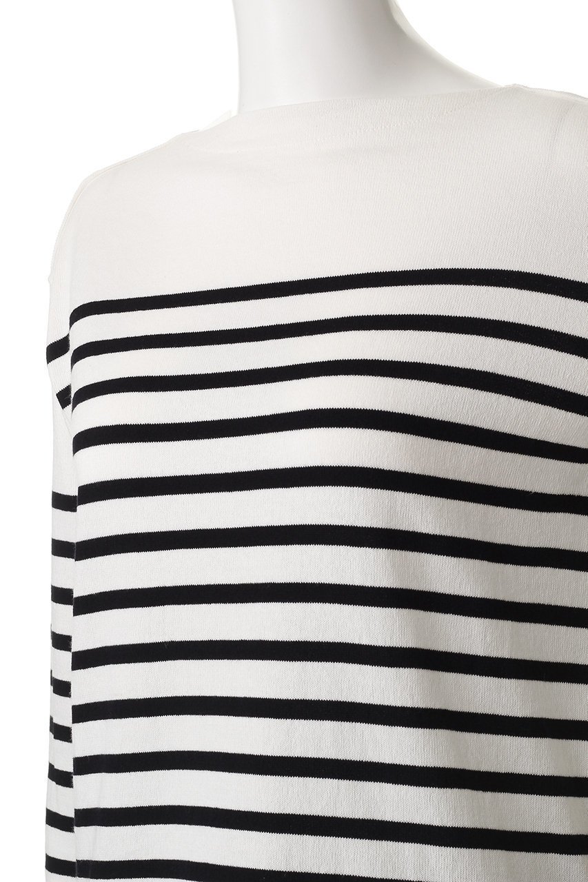 【マディソンブルー/MADISONBLUE】のBORDER BOAT NECK PO ボーダー ボートネック プルオーバー 人気、トレンドファッション・服の通販 founy(ファニー) 　ファッション　Fashion　レディースファッション　Fashion for Women　トップス・カットソー　Cut & Sew Tops　シャツ・ブラウス・オフィスカジュアル　Elegant Blouses & Button-Ups　ロングTシャツ・Tシャツ　Longline T-Shirts & Tees　カジュアルプルオーバー・ニットトップス　Pullovers & Knit Tops / Casual Pullovers　カットソー・ベーシックTシャツ　Cut-and-Sewn Tops / Stretch Tees & Basics　スリーブ　Sleeve, Long Sleeve / Short Sleeve　バスク　Basque, Basque Style　ボーダー　Border, Stripe　ロング　Long, Long-Length　エレガント 上品　Elegant　再入荷　Restock / Back in Stock　other-5|ID: prp329100004887963 ipo3291000000036501357