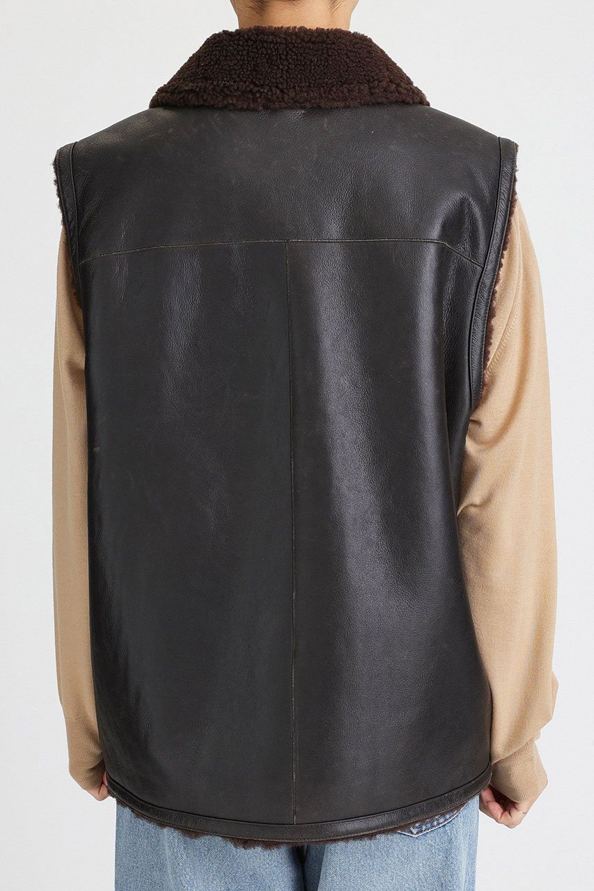 【ブリル/BRILL】のCRACKムートンベスト 大人の最旬トレンドファッション＆コーディネート founy(ファウニー) 　ファッション　Fashion　レディースファッション　Fashion for Women　アウター　Coat / Outerwear Collection　レディースジャケット・軽アウター　Jackets　ジャケット　Jacket, Outerwear　ベスト　Vest, Waistcoat　ムートン　Shearling, Mouton　エレガント 上品　Elegant　other-8|ID: prp329100004887964 ipo3291000000036907874