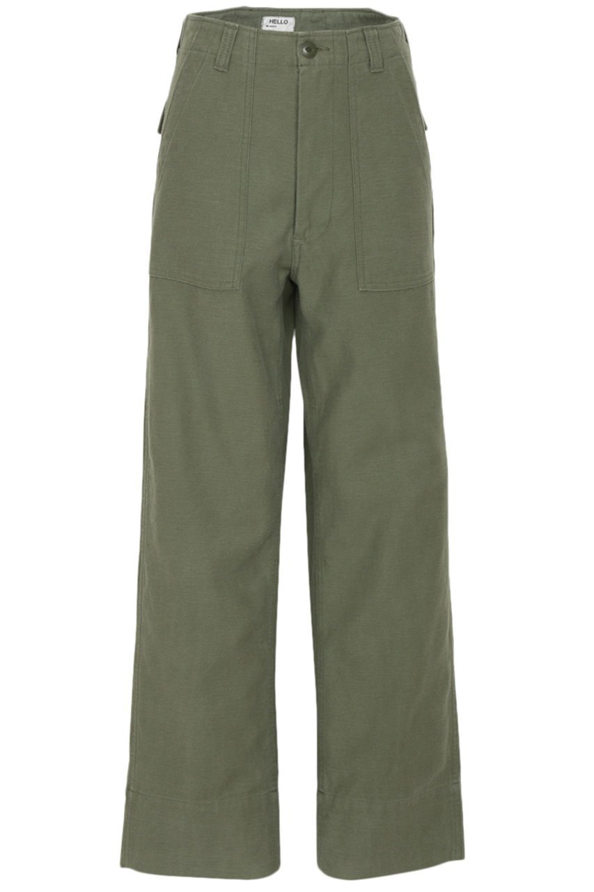 【マディソンブルー/MADISONBLUE / MEN】の【MEN】FATIGUE PANTS LBS MNS ファティーグ パンツ インテリア・キッズ・メンズ・レディースファッション・服の通販 founy(ファウニー) 　ファッション　Fashion　メンズファッション　Fashion for Men　ボトムス　Bottoms　サテン　Satin, Glossy Fabric　ポケット　Pocket, Pocket Detail　ミリタリー　Military, Army Style　別注　Limited Edition, Custom Order　猫　Cat, Kitty　カーキ|ID: prp329100004887967 ipo3291000000036907902