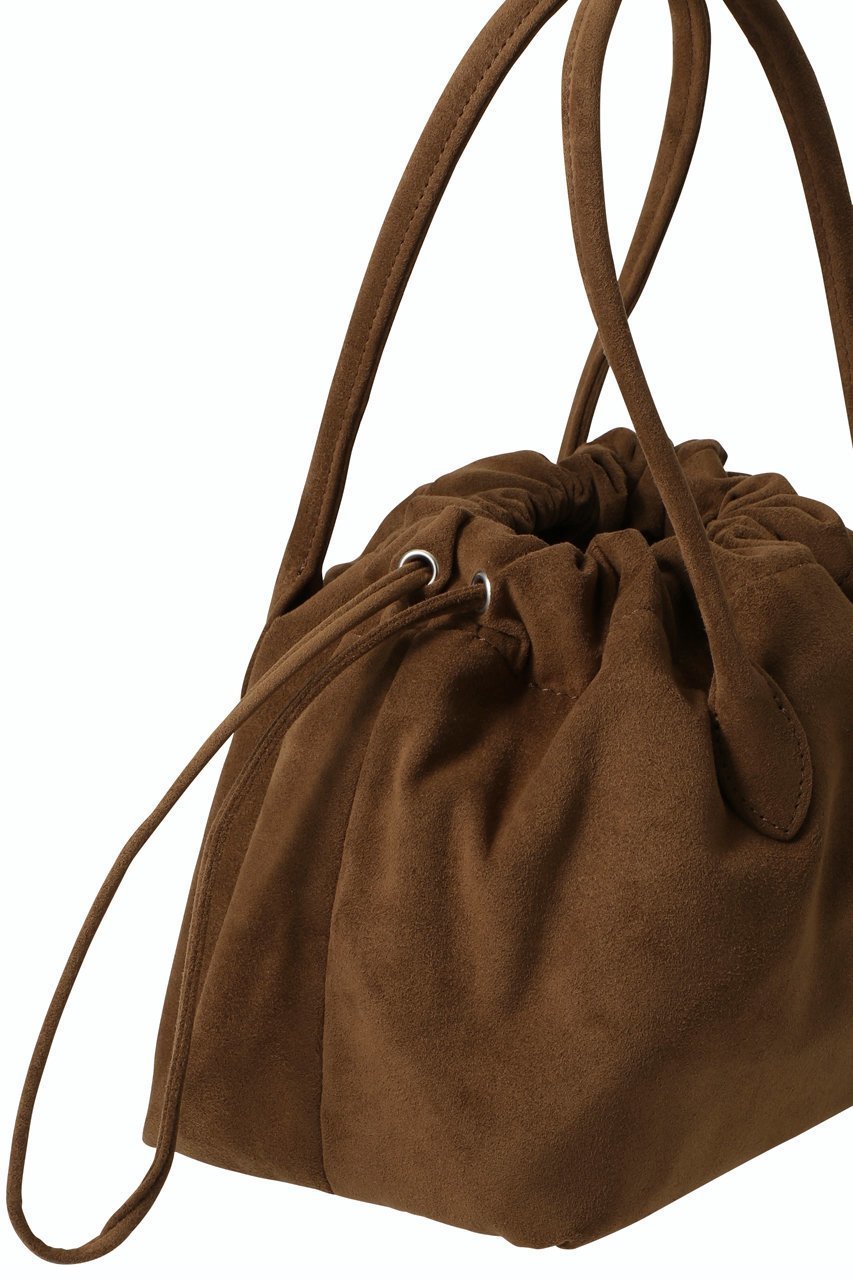 【メアリ オル ターナ/MARY AL TERNA】のWRING マイクロスエード巾着ミニハンドバッグ 人気、トレンドファッション・服の通販 founy(ファニー) 　ファッション　Fashion　レディースファッション　Fashion for Women　バッグ　Bags　おすすめ　Recommended / Our Picks　シンプル　Simple, Minimal　ドレープ　Drape, Draping Fabric　ポケット　Pocket, Pocket Detail　巾着　Drawstring Bag, Kinchaku　other-5|ID: prp329100004887970 ipo3291000000036501495