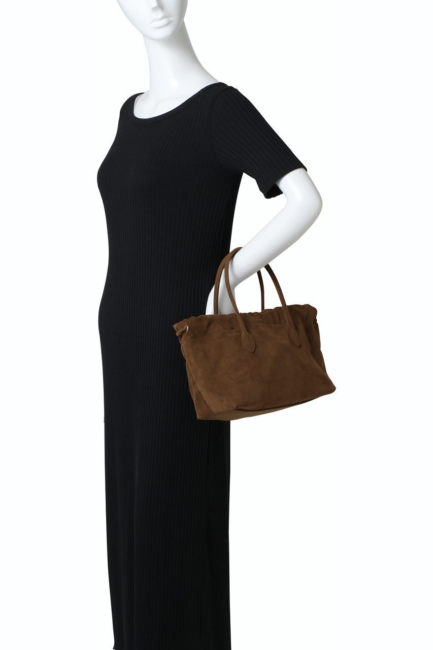 【メアリ オル ターナ/MARY AL TERNA】のWRING マイクロスエード巾着ミニハンドバッグ 人気、トレンドファッション・服の通販 founy(ファニー) 　ファッション　Fashion　レディースファッション　Fashion for Women　バッグ　Bags　おすすめ　Recommended / Our Picks　シンプル　Simple, Minimal　ドレープ　Drape, Draping Fabric　ポケット　Pocket, Pocket Detail　巾着　Drawstring Bag, Kinchaku　other-7|ID: prp329100004887970 ipo3291000000036501497