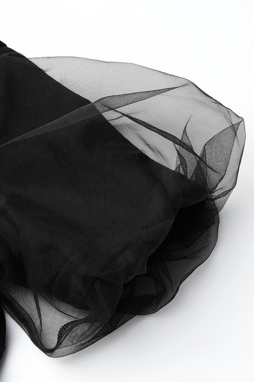 【デイジーリン/DAISY LIN】のCardigan “Daisy Puff Tulle” 人気、トレンドファッション・服の通販 founy(ファニー) ファッション Fashion レディースファッション Fashion for Women トップス・カットソー Cut & Sew Tops ニット Knit Tops & Sweaters カーディガン・羽織り Layered Style Cardigans ウォッシャブル Machine Washable カーディガン Cardigan, Knitwear ギャザー Gathered, Ruffled コンシャス Conscious, Bodycon ダブル Double, Double-Breasted チュール Tulip, Tulip Motif ノースリーブ Sleeveless, No-Sleeve 半袖 Short Sleeve, Half Sleeve 夏 Summer other-4|ID: prp329100004887973 ipo3291000000036501549