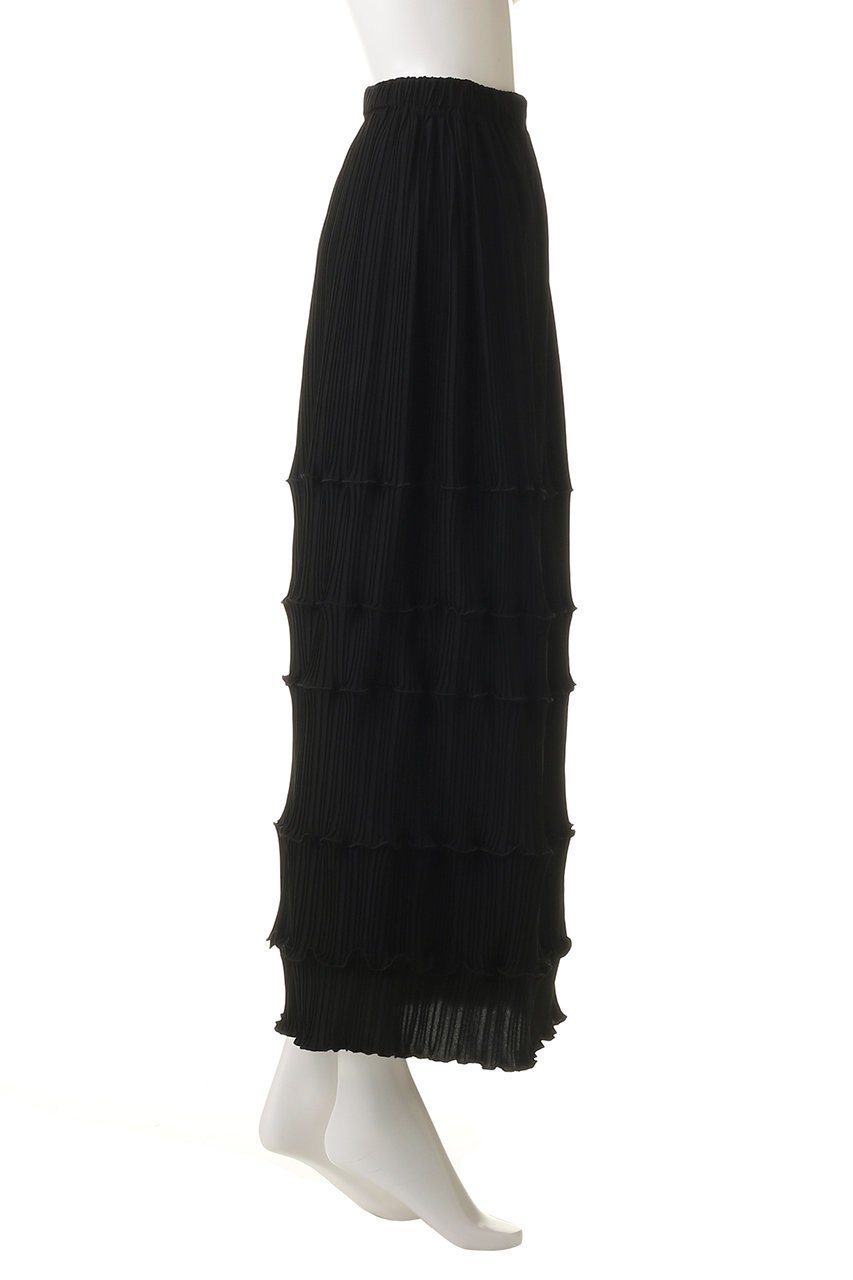 【エンフォルド/ENFOLD】のTIERED PLEATS SKIRT スカート 人気、トレンドファッション・服の通販 founy(ファニー) 　ファッション　Fashion　レディースファッション　Fashion for Women　スカート　Skirts　ロングスカート　Long Skirts / Maxi & Midi Skirts　シンプル　Simple, Minimal　ジョーゼット　Georgette, Semi-Sheer Fabric　ストレッチ　Stretch, Stretchy Fabric　ストレート　Straight, Straight Cut　ティアードスカート　Tiered Skirt, Flounced Skirt　ドレープ　Drape, Draping Fabric　パウダー　Powder, Soft Tone　プリーツ　Pleats, Pleated　ランダム　Random, Irregular　ロング　Long, Long-Length　エレガント 上品　Elegant　切替　Switching, Contrast Panel　other-3|ID: prp329100004887994 ipo3291000000036501833