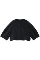 【アルアバイル/allureville】のカラミノーカラージャケット 人気、トレンドファッション・服の通販 founy(ファニー) ファッション Fashion レディースファッション Fashion for Women アウター Coat / Outerwear Collection レディースジャケット・軽アウター Jackets ノーカラージャケット / シンプル上品コーデ Collarless Jackets ショート Short, Short Length ジャケット Jacket, Outerwear スリーブ Sleeve, Long Sleeve / Short Sleeve thumbnail ネイビー|ID: prp329100004887999 ipo3291000000036501952