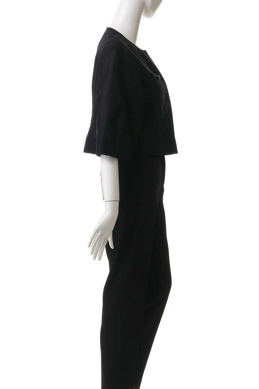 【アルアバイル/allureville】のカラミノーカラージャケット 人気、トレンドファッション・服の通販 founy(ファニー) 　ファッション　Fashion　レディースファッション　Fashion for Women　アウター　Coat / Outerwear Collection　レディースジャケット・軽アウター　Jackets　ノーカラージャケット / シンプル上品コーデ　Collarless Jackets　ショート　Short, Short Length　ジャケット　Jacket, Outerwear　スリーブ　Sleeve, Long Sleeve / Short Sleeve　other-3|ID: prp329100004887999 ipo3291000000036501954