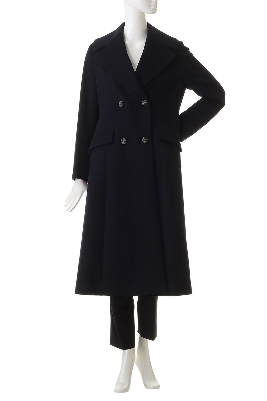 【エムダブリュー/MW】のソフトウール ダブル ロングコート 人気、トレンドファッション・服の通販 founy(ファニー) 　ファッション　Fashion　レディースファッション　Fashion for Women　アウター　Coat / Outerwear Collection　コート・ロングコート・ピーコート　Long Coats, Peacoats & More　スタイリッシュ　Stylish, Fashionable　ダブル　Double, Double-Breasted　マニッシュ　Mannish, Boyish　ロング　Long, Long-Length　エレガント 上品　Elegant　other-2|ID: prp329100004888003 ipo3291000000036502041