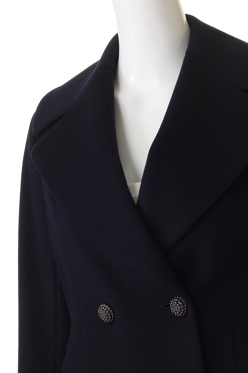 【エムダブリュー/MW】のソフトウール ダブル ロングコート 人気、トレンドファッション・服の通販 founy(ファニー) 　ファッション　Fashion　レディースファッション　Fashion for Women　アウター　Coat / Outerwear Collection　コート・ロングコート・ピーコート　Long Coats, Peacoats & More　スタイリッシュ　Stylish, Fashionable　ダブル　Double, Double-Breasted　マニッシュ　Mannish, Boyish　ロング　Long, Long-Length　エレガント 上品　Elegant　other-5|ID: prp329100004888003 ipo3291000000036502044