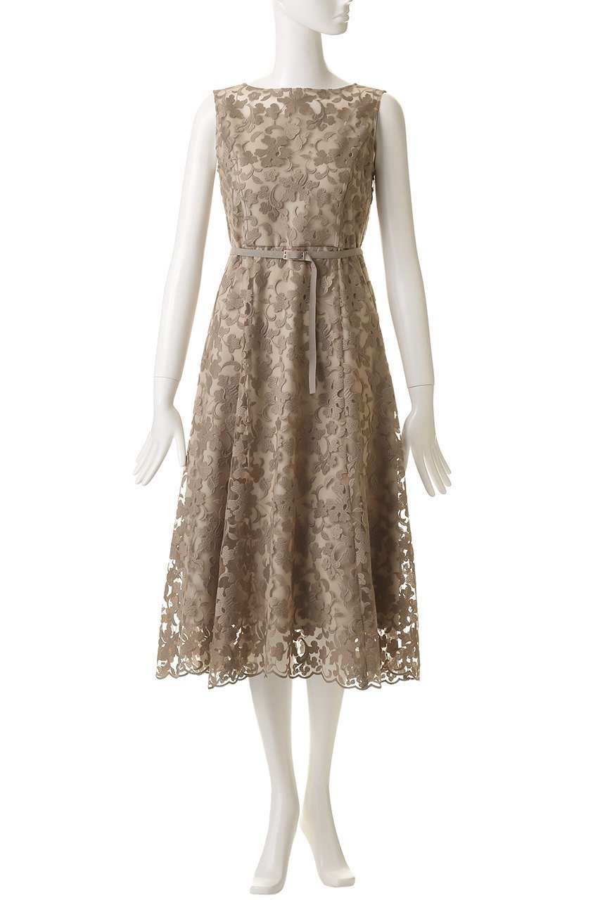 【アナイ/ANAYI】のアラベスクチュールマーメイドワンピース 人気、トレンドファッション・服の通販 founy(ファニー) 　ファッション　Fashion　レディースファッション　Fashion for Women　ワンピース　Dresses　チュニック　Tunic Tops & Dresses　チュニック　Tunic, Long Top　チュール　Tulip, Tulip Motif　パーティ　Party, Party Style　フィット　Fit, Slim Fit　フレア　Flare, Flared　レース　Lace, Lace Fabric　ロング　Long, Long-Length　other-2|ID: prp329100004888015 ipo3291000000036502170