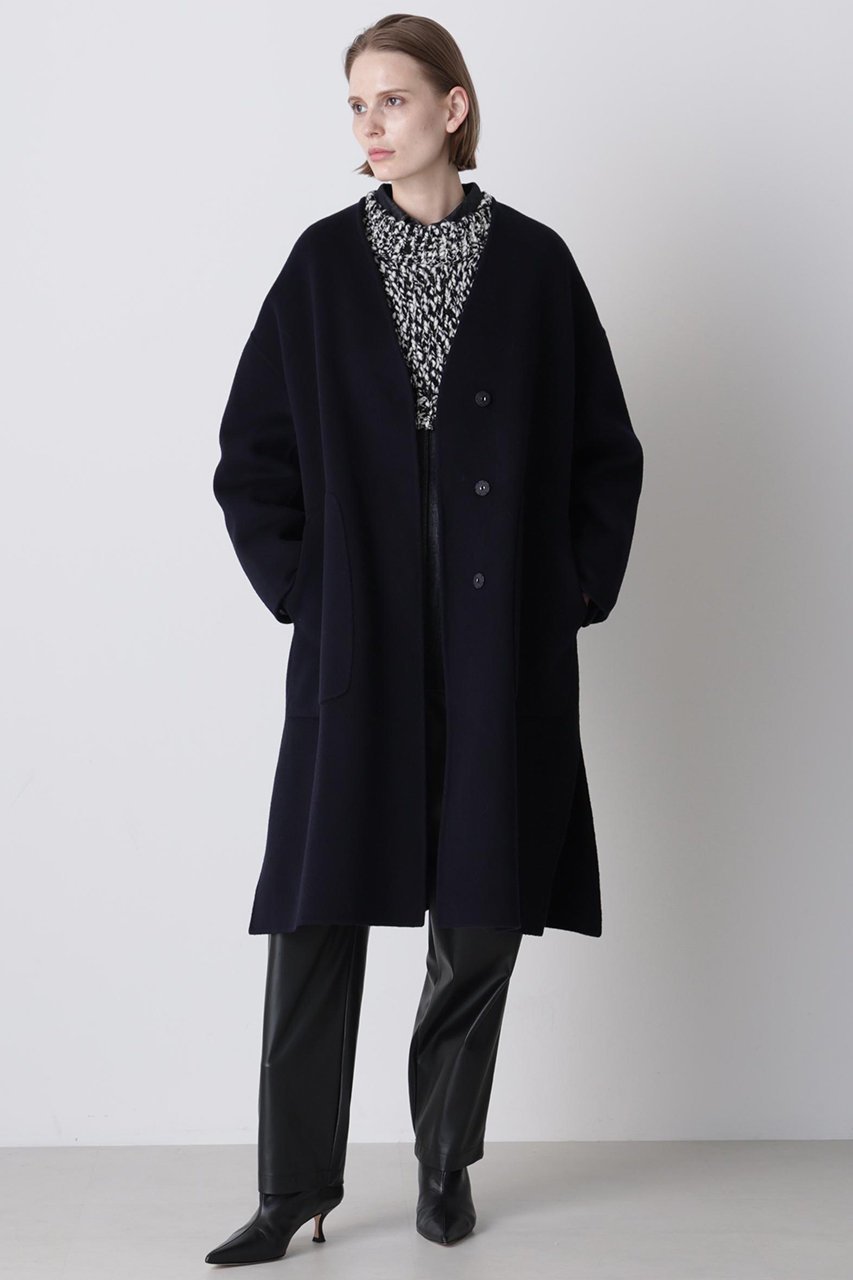 【ヒューエルミュージアム/hueLe Museum】の【hLM】バイカラークロップニット 人気、トレンドファッション・服の通販 founy(ファニー) 　ファッション　Fashion　レディースファッション　Fashion for Women　トップス・カットソー　Cut & Sew Tops　ニット　Knit Tops & Sweaters　カジュアルプルオーバー・ニットトップス　Pullovers & Knit Tops / Casual Pullovers　スリーブ　Sleeve, Long Sleeve / Short Sleeve　タートルネック　Turtleneck, High Neck　ミックス　Mix, Mixed Style　other-7|ID: prp329100004888019 ipo3291000000036502239