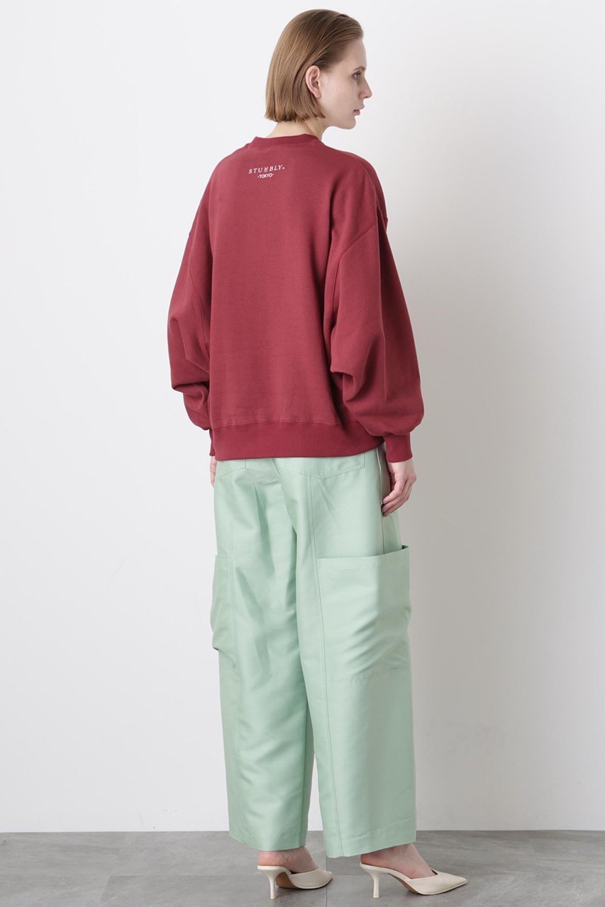 【ヒューエルミュージアム/hueLe Museum】の【STUMBLY】Printed Pullover 人気、トレンドファッション・服の通販 founy(ファニー) 　ファッション　Fashion　レディースファッション　Fashion for Women　トップス・カットソー　Cut & Sew Tops　シャツ・ブラウス・オフィスカジュアル　Elegant Blouses & Button-Ups　ロングTシャツ・Tシャツ　Longline T-Shirts & Tees　カジュアルプルオーバー・ニットトップス　Pullovers & Knit Tops / Casual Pullovers　カットソー・ベーシックTシャツ　Cut-and-Sewn Tops / Stretch Tees & Basics　クラシック　Classic, Timeless Style　スウェット / スエット　Sweatshirt, Sweatwear　スリーブ　Sleeve, Long Sleeve / Short Sleeve　プリント　Print, Printed Pattern　モダン　Modern, Contemporary　ロング　Long, Long-Length　other-4|ID: prp329100004888020 ipo3291000000036502245