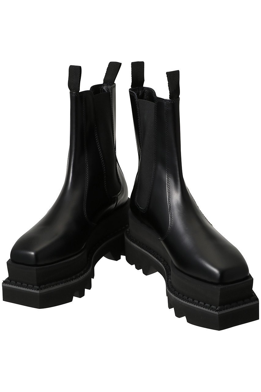 【メゾンスペシャル/MAISON SPECIAL】の【UNISEX】ヴィブラムスクエアソールロングサイドゴアブーツ 人気、トレンドファッション・服の通販 founy(ファニー) 　ファッション　Fashion　レディースファッション　Fashion for Women　ユニセックス　Unisex, Genderless　オイル　Body Oil　ガラス　Glass, Glassware　コラボ　Collaboration, Collab　シューズ　Shoes, Footwear　ショート　Short, Short Length　エレガント 上品　Elegant　other-5|ID: prp329100004888033 ipo3291000000036502454