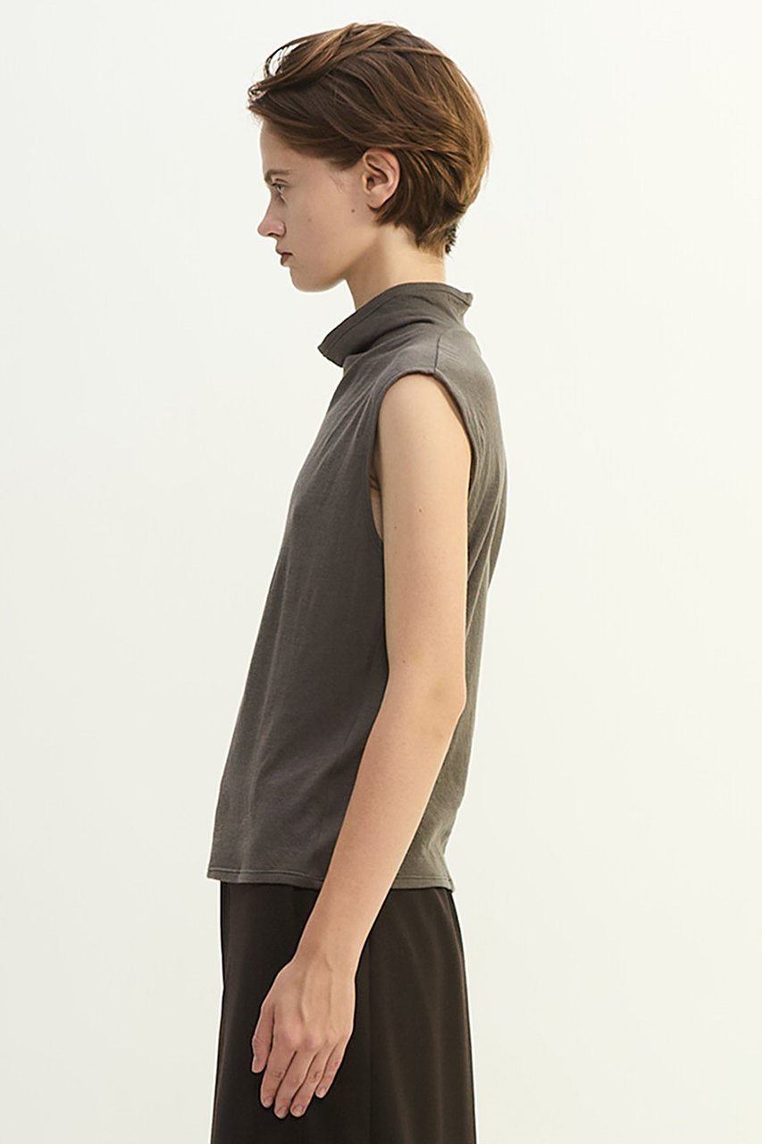 【プレインピープル/PLAIN PEOPLE】のスーピマカシミヤダブルガーゼノースリーブトップス 人気、トレンドファッション・服の通販 founy(ファニー) 　ファッション　Fashion　レディースファッション　Fashion for Women　トップス・カットソー　Cut & Sew Tops　キャミソール&ノースリーブ　Camisoles & Sleeveless Tops　シャツ・ブラウス・オフィスカジュアル　Elegant Blouses & Button-Ups　ロングTシャツ・Tシャツ　Longline T-Shirts & Tees　カットソー・ベーシックTシャツ　Cut-and-Sewn Tops / Stretch Tees & Basics　アンサンブル　Ensemble Set　カーディガン　Cardigan, Knitwear　キャミソール　Camisole, Spaghetti Strap Top　タンク　Tank Top, Sleeveless Top　ダブル　Double, Double-Breasted　other-2|ID: prp329100004888042 ipo3291000000036502633