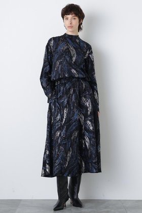 【ヒューエルミュージアム/hueLe Museum】 【hLM】シアージャガードワンピース人気、トレンドファッション・服の通販 founy(ファニー) ファッション Fashion レディースファッション Fashion for Women ワンピース Dresses チュニック Tunic Tops & Dresses シアー Sheer, See-Through シルク Silk, 100% Silk ジャカード/ジャガード Jacquard, Woven Pattern セットアップ Set-Up, Coordinated Outfit チュニック Tunic, Long Top ドレス Dress, One-Piece プリント Print, Printed Pattern ロング Long, Long-Length ヴィンテージ Vintage Style エレガント 上品 Elegant |ID:prp329100004888047