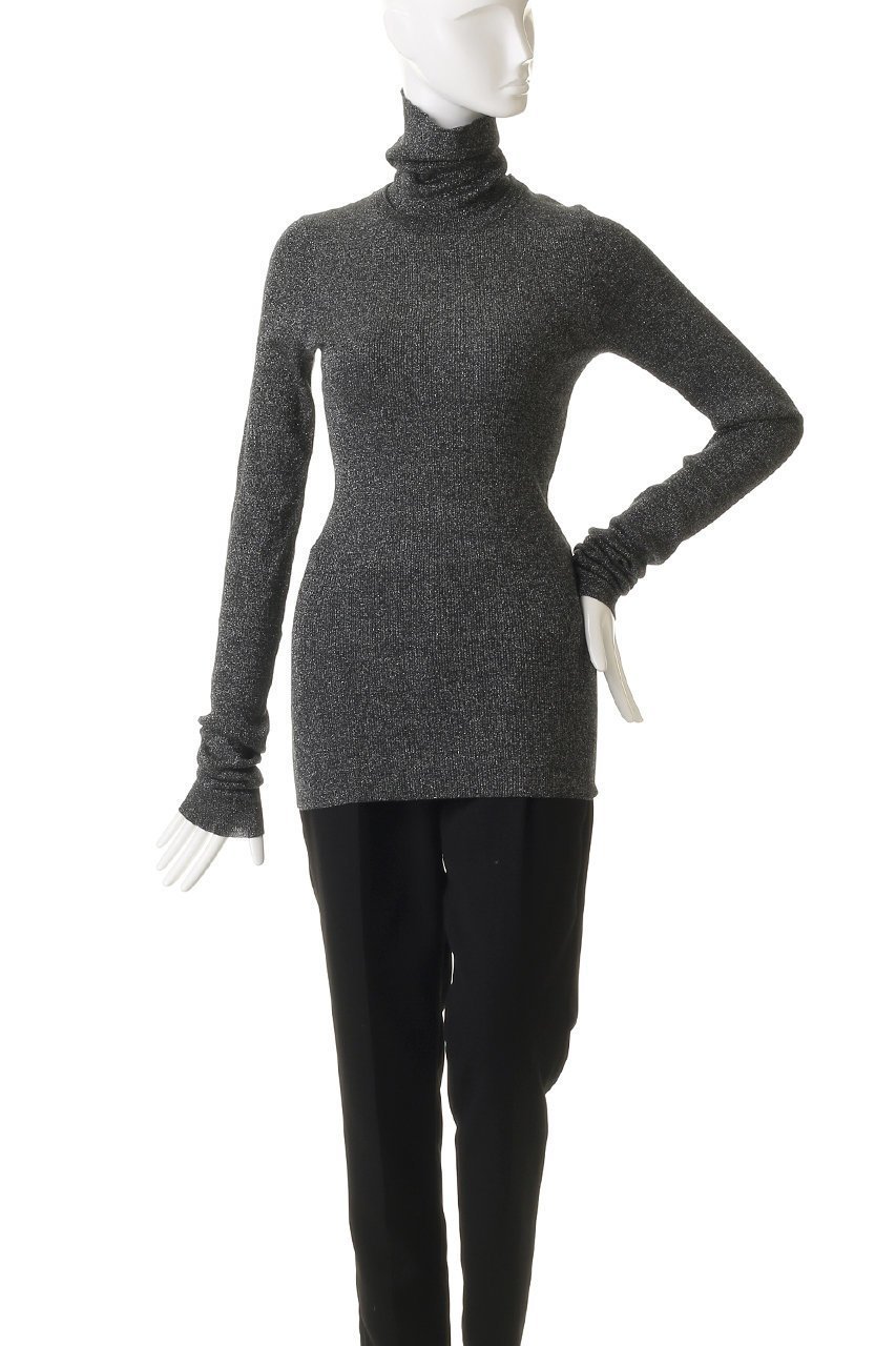 【フォーラム/FOURAM】のLAME RIBBED 2-WAY KNIT 人気、トレンドファッション・服の通販 founy(ファニー) 　ファッション　Fashion　レディースファッション　Fashion for Women　トップス・カットソー　Cut & Sew Tops　ニット　Knit Tops & Sweaters　カジュアルプルオーバー・ニットトップス　Pullovers & Knit Tops / Casual Pullovers　タートル　Turtleneck, Turtle Collar　トレンド　Trend, Trending Now　ハイネック　High Neck, Mock Neck　ミックス　Mix, Mixed Style　ロング　Long, Long-Length　エレガント 上品　Elegant　other-2|ID: prp329100004888056 ipo3291000000036502819