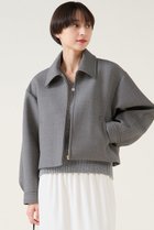 【マルティニーク/martinique】のギャバボンディングブルゾン 人気、トレンドファッション・服の通販 founy(ファニー) ファッション Fashion レディースファッション Fashion for Women アウター Coat / Outerwear Collection レディースジャケット・軽アウター Jackets ブルゾンジャケット・スポーティアウター Blouson Jackets おすすめ Recommended / Our Picks ショート Short, Short Length ジャケット Jacket, Outerwear ソックス Socks, Hosiery ツイル Twist, Twisted Detail トレンド Trend, Trending Now ブルゾン Blouson, Bomber Jacket ボンディング Bonding, Bonded Fabric ワイド Wide, Wide Fit 今季 This Season, Current Season thumbnail グレー|ID: prp329100004888091 ipo3291000000036502984