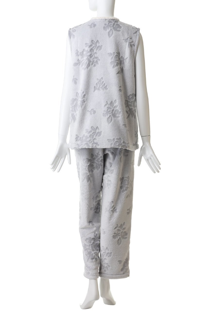 【キッドブルー/KID BLUE】の25シャギーブーケベスト 人気、トレンドファッション・服の通販 founy(ファニー) 　ファッション　Fashion　レディースファッション　Fashion for Women　アウター　Coat / Outerwear Collection　レディースジャケット・軽アウター　Jackets　ジャケット　Jacket, Outerwear　チェック　Check, Plaid, Tartan　ベスト　Vest, Waistcoat　ポケット　Pocket, Pocket Detail　リラックス　Relax, Relaxed Fit　エレガント 上品　Elegant　other-4|ID: prp329100004888114 ipo3291000000036503341