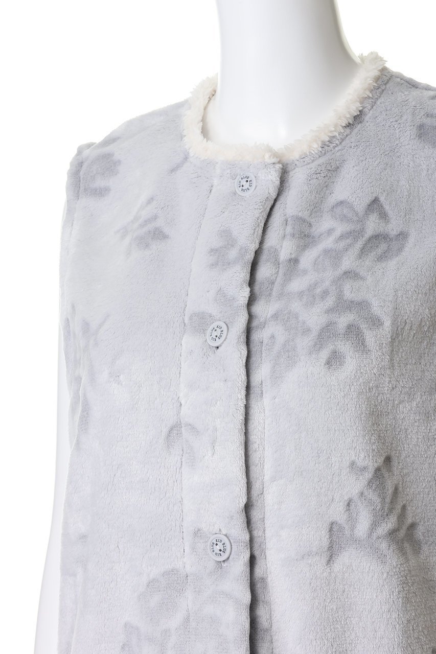 【キッドブルー/KID BLUE】の25シャギーブーケベスト 人気、トレンドファッション・服の通販 founy(ファニー) 　ファッション　Fashion　レディースファッション　Fashion for Women　アウター　Coat / Outerwear Collection　レディースジャケット・軽アウター　Jackets　ジャケット　Jacket, Outerwear　チェック　Check, Plaid, Tartan　ベスト　Vest, Waistcoat　ポケット　Pocket, Pocket Detail　リラックス　Relax, Relaxed Fit　エレガント 上品　Elegant　other-5|ID: prp329100004888114 ipo3291000000036503342