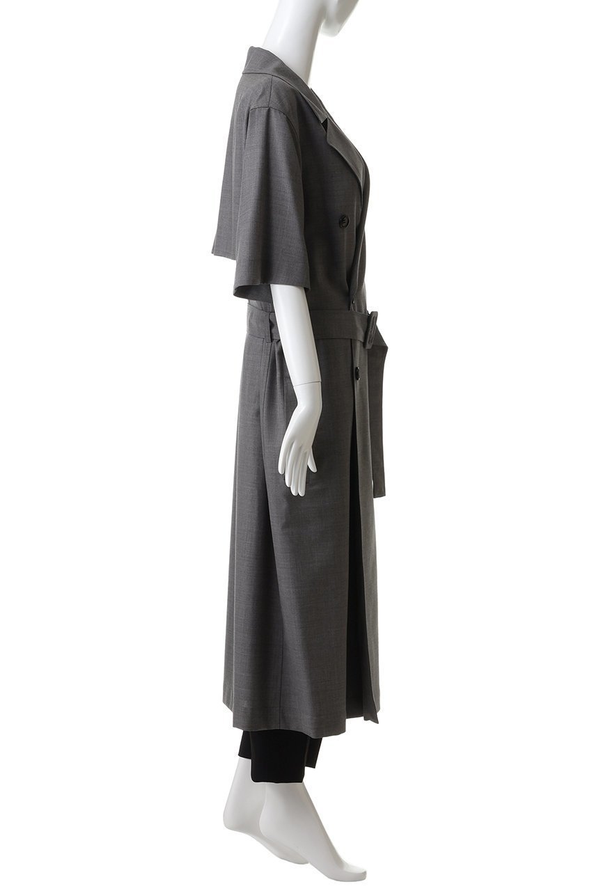 【マディソンブルー/MADISONBLUE】のTRENCH COAT H/S WOOL ウールトレンチコート 大人の最旬トレンドファッション＆コーディネート founy(ファウニー) 　ファッション　Fashion　レディースファッション　Fashion for Women　アウター　Coat / Outerwear Collection　コート・ロングコート・ピーコート　Long Coats, Peacoats & More　トレンチコート / 春秋の定番アウター　Trench Coats　トレンチ　Trench, Trench Coat　ロング　Long, Long-Length　今季　This Season, Current Season　再入荷　Restock / Back in Stock　半袖　Short Sleeve, Half Sleeve　長袖　Long Sleeve, Full Sleeve　other-3|ID: prp329100004888116 ipo3291000000036689526