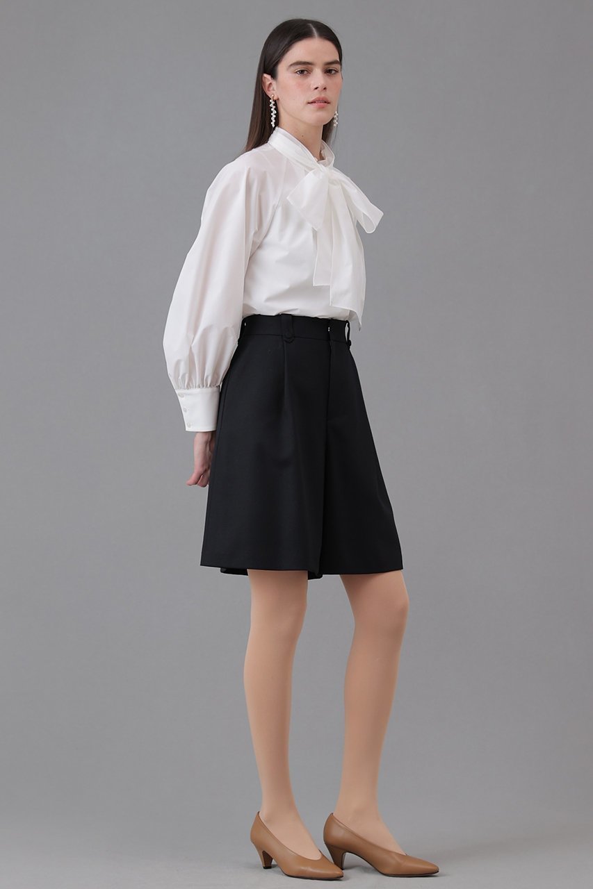 【アナイ/ANAYI】の【Eternal Line 2026】ウールジョーゼットキュロットパンツ 人気、トレンドファッション・服の通販 founy(ファニー) 　ファッション　Fashion　レディースファッション　Fashion for Women　スカート　Skirts　パンツ　Pants & Trousers　ショートパンツ・ハーフパンツ　High-Waisted & Relaxed Shorts　おすすめ　Recommended / Our Picks　オケージョン　Occasion Wear　キュロット　Culottes, Wide Shorts　ショート　Short, Short Length　ジョーゼット　Georgette, Semi-Sheer Fabric　セットアップ　Set-Up, Coordinated Outfit　セレモニー　Ceremony　テクスチャー　Texture, Textured Fabric　エレガント 上品　Elegant　今季　This Season, Current Season　other-5|ID: prp329100004888134 ipo3291000000036503544