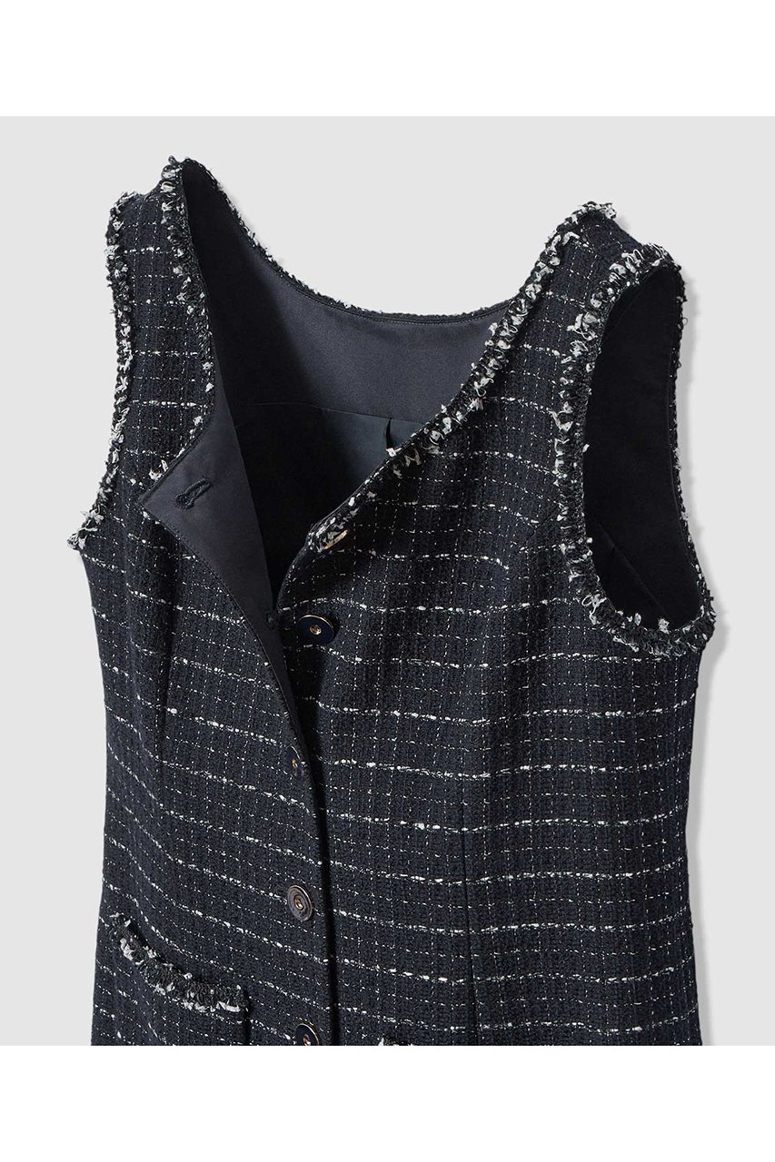 【アナイ/ANAYI】の【Eternal Line 2026】プレイドツイードジレ ワンピース 人気、トレンドファッション・服の通販 founy(ファニー) ファッション Fashion レディースファッション Fashion for Women アウター Coat / Outerwear Collection ワンピース Dresses チュニック Tunic Tops & Dresses インナー Innerwear チュニック Tunic, Long Top ツイード Twill, Twill Weave ノースリーブ Sleeveless, No-Sleeve エレガント 上品 Elegant 冬 Winter / This Winter other-3|ID: prp329100004888135 ipo3291000000036521569