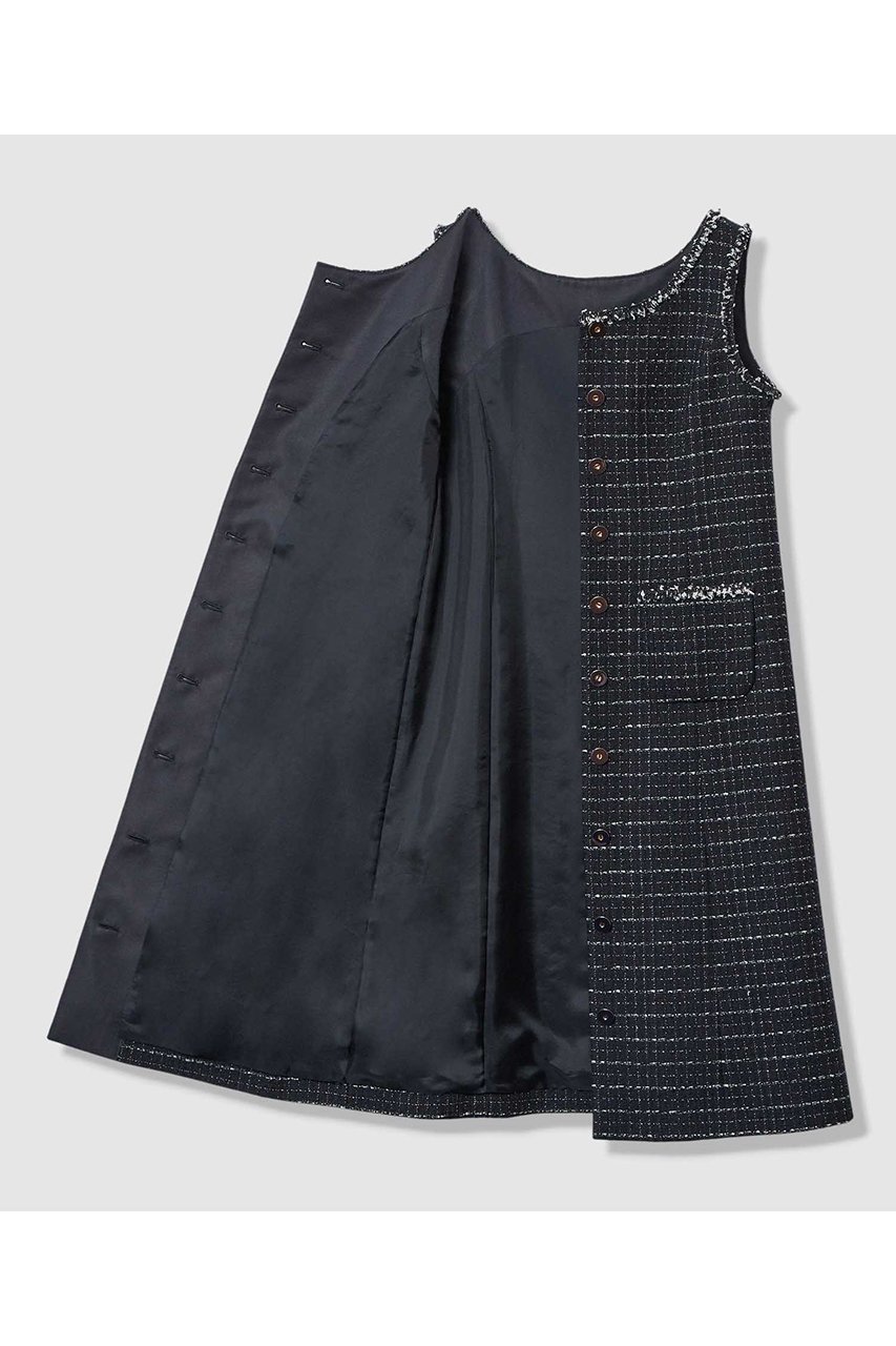 【アナイ/ANAYI】の【Eternal Line 2026】プレイドツイードジレ ワンピース 人気、トレンドファッション・服の通販 founy(ファニー) ファッション Fashion レディースファッション Fashion for Women アウター Coat / Outerwear Collection ワンピース Dresses チュニック Tunic Tops & Dresses インナー Innerwear チュニック Tunic, Long Top ツイード Twill, Twill Weave ノースリーブ Sleeveless, No-Sleeve エレガント 上品 Elegant 冬 Winter / This Winter other-6|ID: prp329100004888135 ipo3291000000036521574