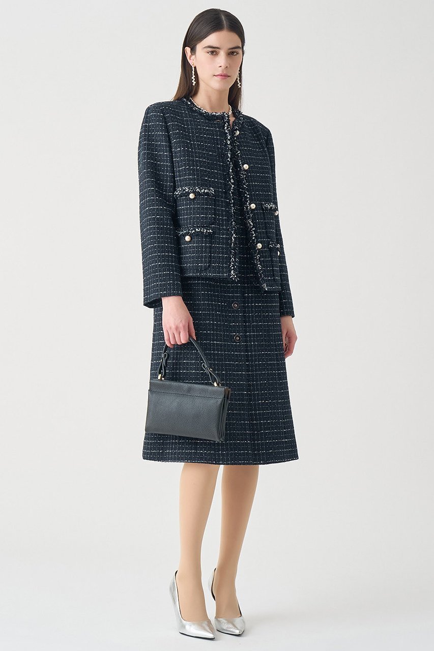 【アナイ/ANAYI】の【Eternal Line 2026】プレイドツイードジレ ワンピース 人気、トレンドファッション・服の通販 founy(ファニー) ファッション Fashion レディースファッション Fashion for Women アウター Coat / Outerwear Collection ワンピース Dresses チュニック Tunic Tops & Dresses インナー Innerwear チュニック Tunic, Long Top ツイード Twill, Twill Weave ノースリーブ Sleeveless, No-Sleeve エレガント 上品 Elegant 冬 Winter / This Winter other-8|ID: prp329100004888135 ipo3291000000036521577