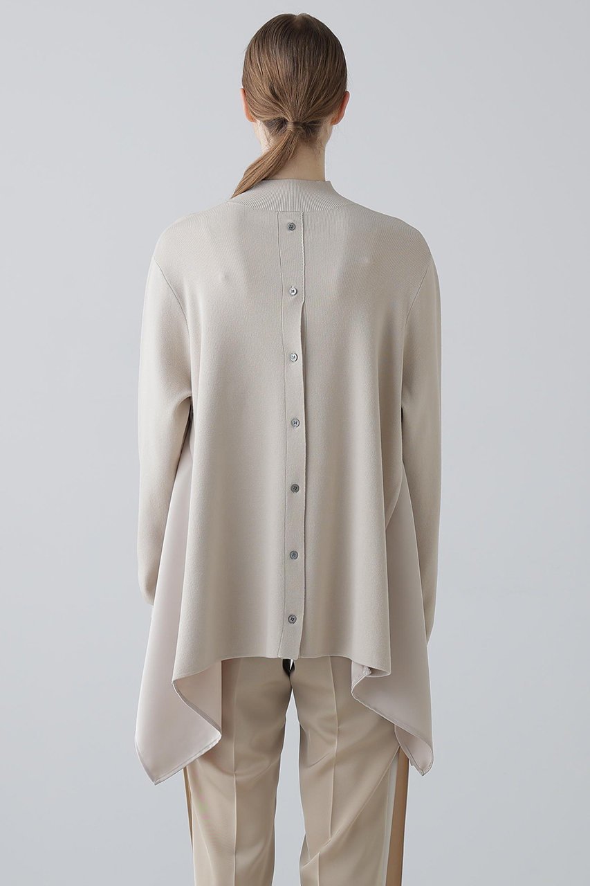 【アドーア/ADORE】のサテンコンビニット 人気、トレンドファッション・服の通販 founy(ファニー) 　ファッション　Fashion　レディースファッション　Fashion for Women　トップス・カットソー　Cut & Sew Tops　ニット　Knit Tops & Sweaters　カジュアルプルオーバー・ニットトップス　Pullovers & Knit Tops / Casual Pullovers　インナー　Innerwear　コンビ　Combo, Combination Style　サテン　Satin, Glossy Fabric　センター　Center, Center Line　バランス　Balance, Style Balance　リラックス　Relax, Relaxed Fit　other-5|ID: prp329100004888153 ipo3291000000036503769