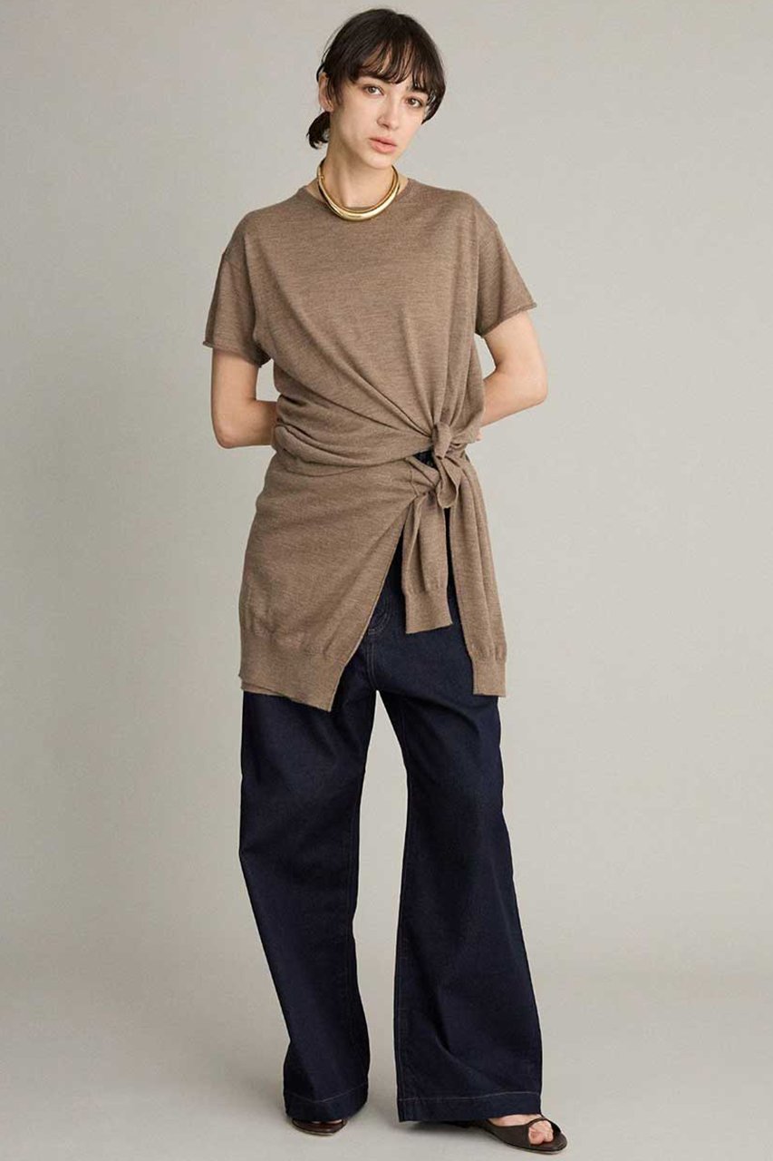 【ブリル/BRILL】のCashmere ツイストT 人気、トレンドファッション・服の通販 founy(ファニー) ファッション Fashion レディースファッション Fashion for Women トップス・カットソー Cut & Sew Tops ニット Knit Tops & Sweaters カジュアルプルオーバー・ニットトップス Pullovers & Knit Tops / Casual Pullovers なめらか Smooth, Silky Texture スリット Slit, Slit Detail ツイスト Tweed, Tweed Fabric ドレープ Drape, Draping Fabric エレガント 上品 Elegant 定番 Standard, Basic Item other-8|ID: prp329100004888160 ipo3291000000036503832