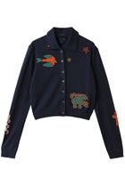 【マザー/MOTHER】のTHE RACQUET CARDIGAN モチーフカーディガン (RLC) 人気、トレンドファッション・服の通販 founy(ファニー) ファッション Fashion レディースファッション Fashion for Women トップス・カットソー Cut & Sew Tops ニット Knit Tops & Sweaters カーディガン・羽織り Layered Style Cardigans カラフル Colorful Design カーディガン Cardigan, Knitwear クロップド Cropped, Short Length グラフィック Graphic, Graphic Design コンパクト Compact, Small Size ボトム Bottoms, Lower Wear モチーフ Motif, Design Theme thumbnail ネイビー|ID: prp329100004888174 ipo3291000000036503920