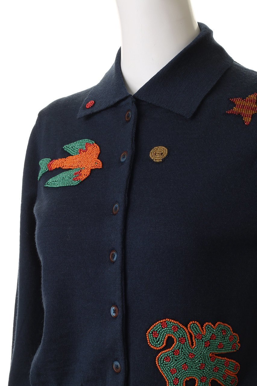 【マザー/MOTHER】のTHE RACQUET CARDIGAN モチーフカーディガン (RLC) 人気、トレンドファッション・服の通販 founy(ファニー) ファッション Fashion レディースファッション Fashion for Women トップス・カットソー Cut & Sew Tops ニット Knit Tops & Sweaters カーディガン・羽織り Layered Style Cardigans カラフル Colorful Design カーディガン Cardigan, Knitwear クロップド Cropped, Short Length グラフィック Graphic, Graphic Design コンパクト Compact, Small Size ボトム Bottoms, Lower Wear モチーフ Motif, Design Theme other-5|ID: prp329100004888174 ipo3291000000036503924