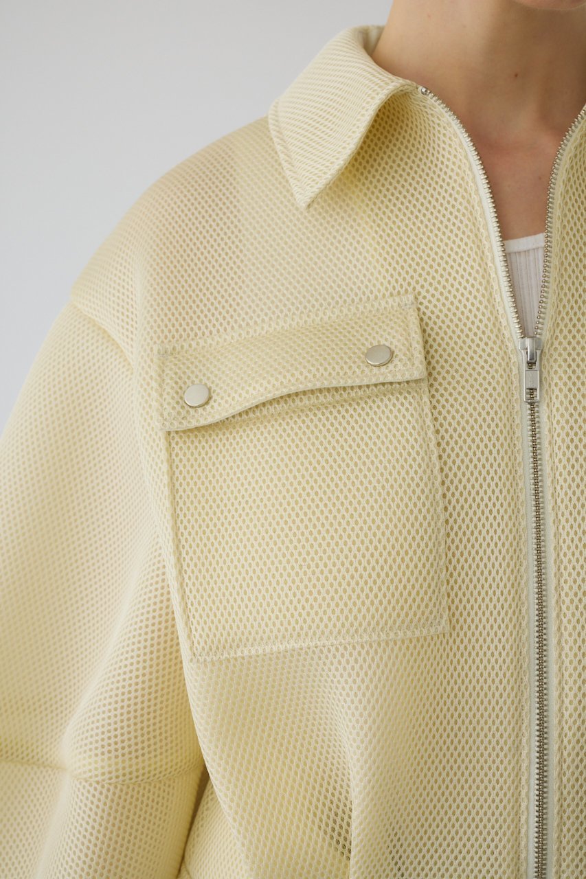 【リムアーク/RIM.ARK】のSponge fabric bomber blouson/ブルゾン 人気、トレンドファッション・服の通販 founy(ファニー) 　ファッション　Fashion　レディースファッション　Fashion for Women　アウター　Coat / Outerwear Collection　レディースジャケット・軽アウター　Jackets　ブルゾンジャケット・スポーティアウター　Blouson Jackets　クロップド　Cropped, Short Length　コンパクト　Compact, Small Size　シンプル　Simple, Minimal　ジャケット　Jacket, Outerwear　スリーブ　Sleeve, Long Sleeve / Short Sleeve　バランス　Balance, Style Balance　フォルム　Silhouette, Form　ブルゾン　Blouson, Bomber Jacket　other-7|ID: prp329100004888185 ipo3291000000036504026