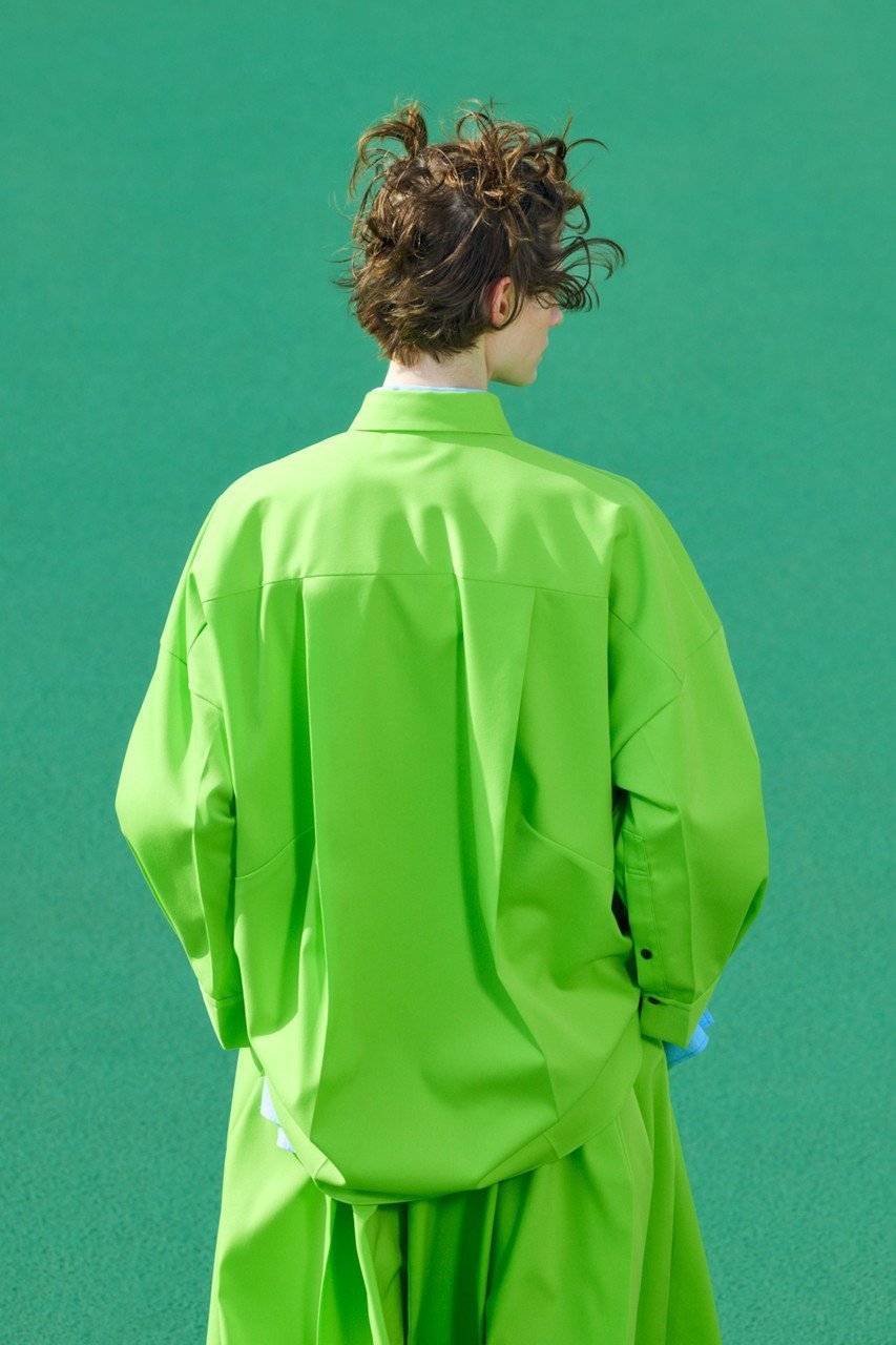 【ナゴンスタンス/nagonstans】のloose center crease shirt 人気、トレンドファッション・服の通販 founy(ファニー) 　ファッション　Fashion　レディースファッション　Fashion for Women　トップス・カットソー　Cut & Sew Tops　シャツ・ブラウス・オフィスカジュアル　Elegant Blouses & Button-Ups　ストレッチ　Stretch, Stretchy Fabric　スリーブ　Sleeve, Long Sleeve / Short Sleeve　センター　Center, Center Line　ルーズ　Loose, Oversized　ロング　Long, Long-Length　other-5|ID: prp329100004888191 ipo3291000000036504071