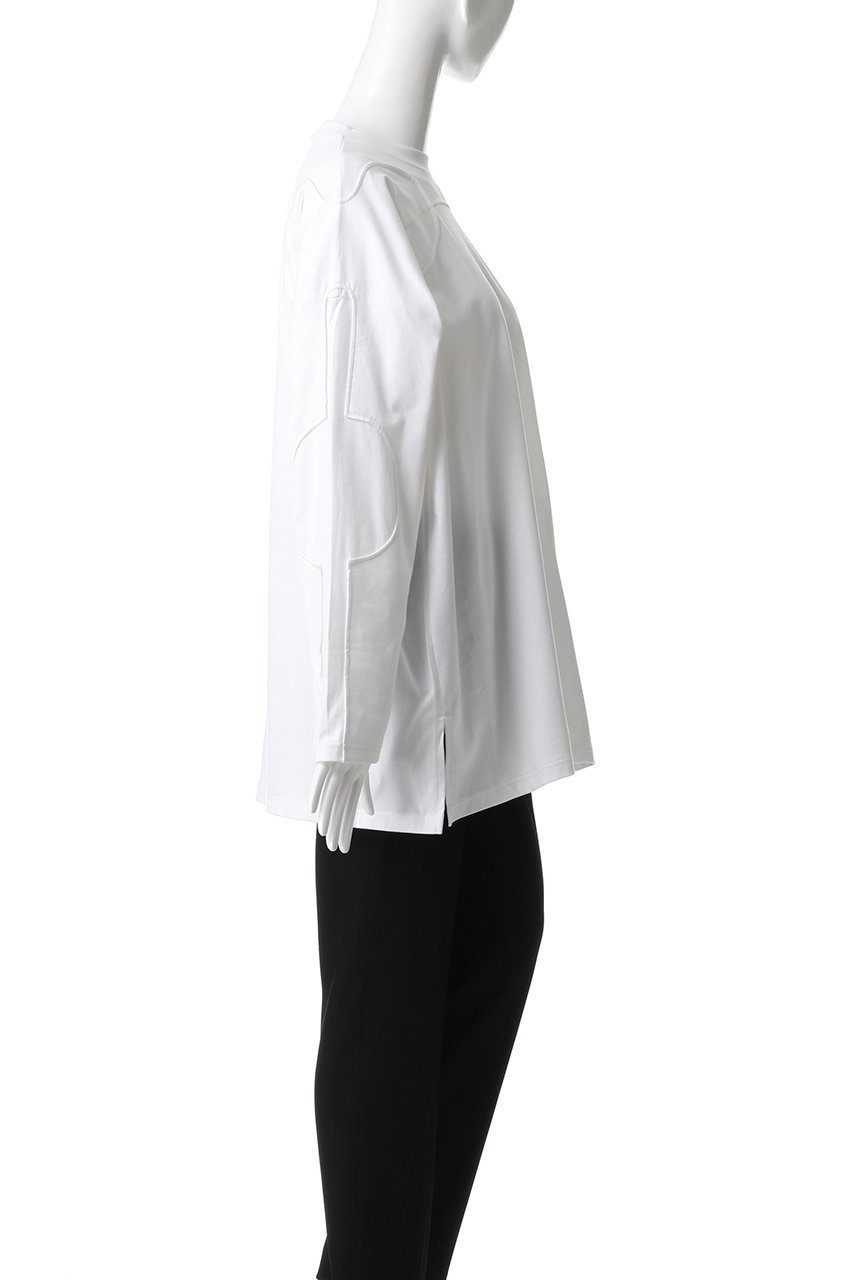 【エンフォルド/ENFOLD】のSILHOUETTE ART LONG-SLEEVE T-SHIRT 人気、トレンドファッション・服の通販 founy(ファニー) 　ファッション　Fashion　レディースファッション　Fashion for Women　トップス・カットソー　Cut & Sew Tops　シャツ・ブラウス・オフィスカジュアル　Elegant Blouses & Button-Ups　ロングTシャツ・Tシャツ　Longline T-Shirts & Tees　カットソー・ベーシックTシャツ　Cut-and-Sewn Tops / Stretch Tees & Basics　カッティング　Cutting Detail　スリーブ　Sleeve, Long Sleeve / Short Sleeve　ベビー　Baby, Babywear　ロング　Long, Long-Length　other-3|ID: prp329100004888195 ipo3291000000036504093