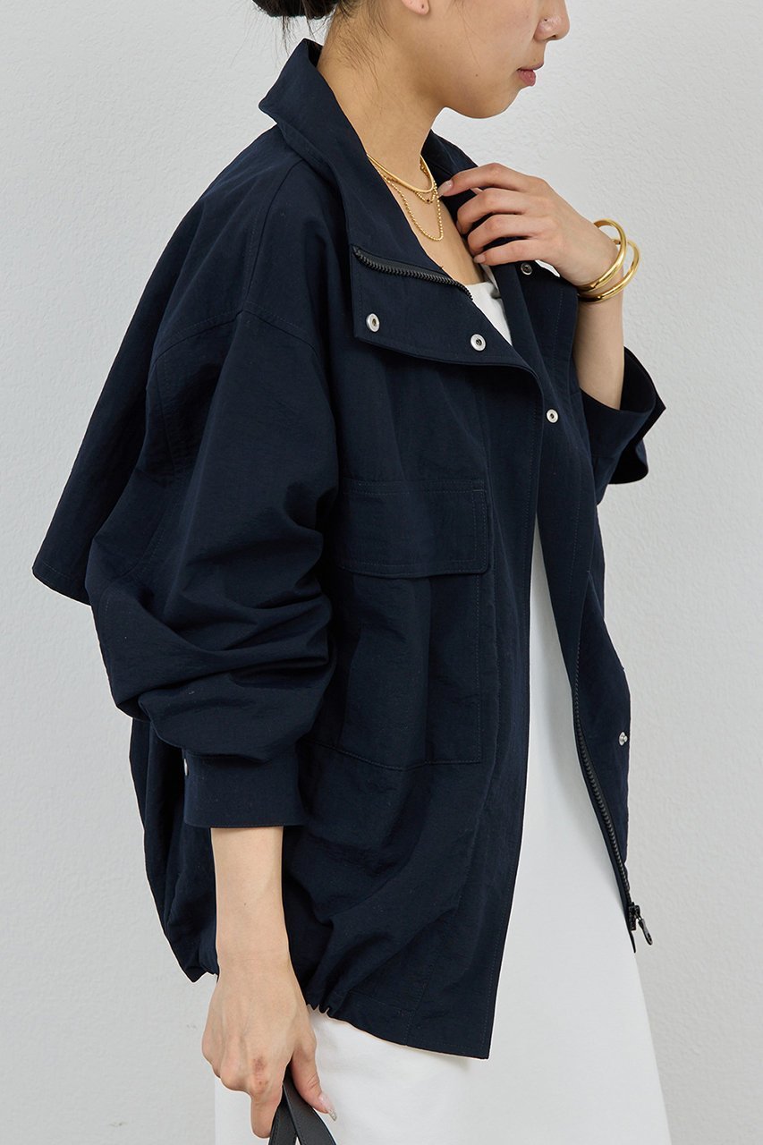 【ガリャルダガランテ/GALLARDAGALANTE】の【CHIKAコラボ】ハイカラーブルゾン 人気、トレンドファッション・服の通販 founy(ファニー) 　ファッション　Fashion　レディースファッション　Fashion for Women　アウター　Coat / Outerwear Collection　レディースジャケット・軽アウター　Jackets　ブルゾンジャケット・スポーティアウター　Blouson Jackets　コラボ　Collaboration, Collab　ジャケット　Jacket, Outerwear　ドローコード　Drawcord, Drawstring Cord　ブルゾン　Blouson, Bomber Jacket　ポケット　Pocket, Pocket Detail　春　Spring　秋　Autumn　other-7|ID: prp329100004888206 ipo3291000000036504178