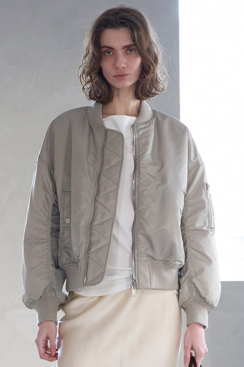 【マルティニーク/martinique】の《別注》【upper hights】THE U-4 MA-1 インテリア・キッズ・メンズ・レディースファッション・服の通販 founy(ファニー) 　ファッション　Fashion　レディースファッション　Fashion for Women　アウター　Coat / Outerwear Collection　レディースジャケット・軽アウター　Jackets　MA-1ジャケット　MA-1 Bomber Jackets / Flight Jackets　シンプル　Simple, Minimal　ジャケット　Jacket, Outerwear　スタイリッシュ　Stylish, Fashionable　バランス　Balance, Style Balance　別注　Limited Edition, Custom Order　春　Spring　グレージュ|ID: prp329100004888213 ipo3291000000036504222